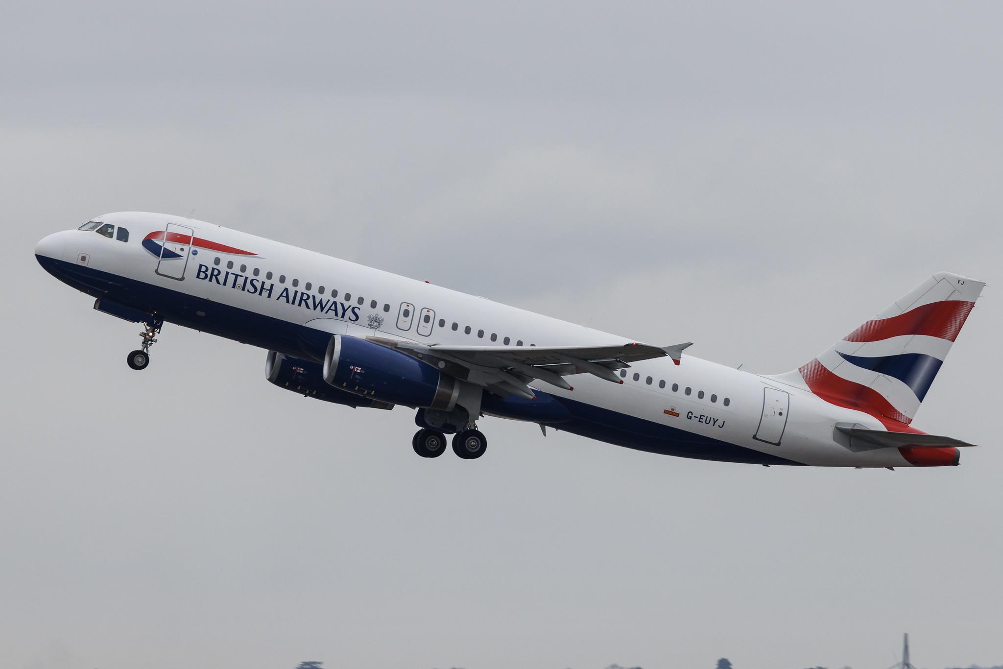 London Heathrow: British Airways (BA / BAW) | Airbus A320-232 A320 | G-EUYJ | MSN 4464