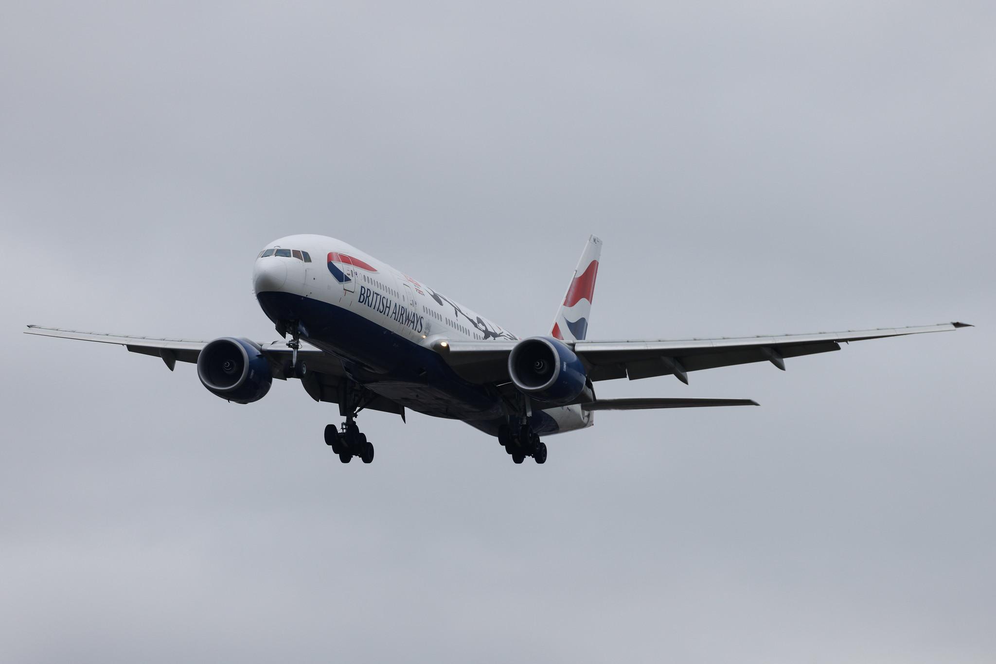London Heathrow: British Airways (BA / BAW) | Livery: GREAT Festival of Creativity | Boeing 777-236(ER) B772 | G-YMML | MSN 30313