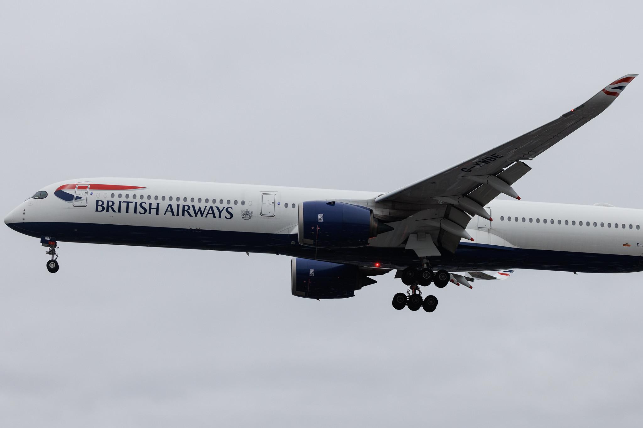 London Heathrow: British Airways (BA / BAW) | Airbus A350-1041 A35K | G-XWBE | MSN 386
