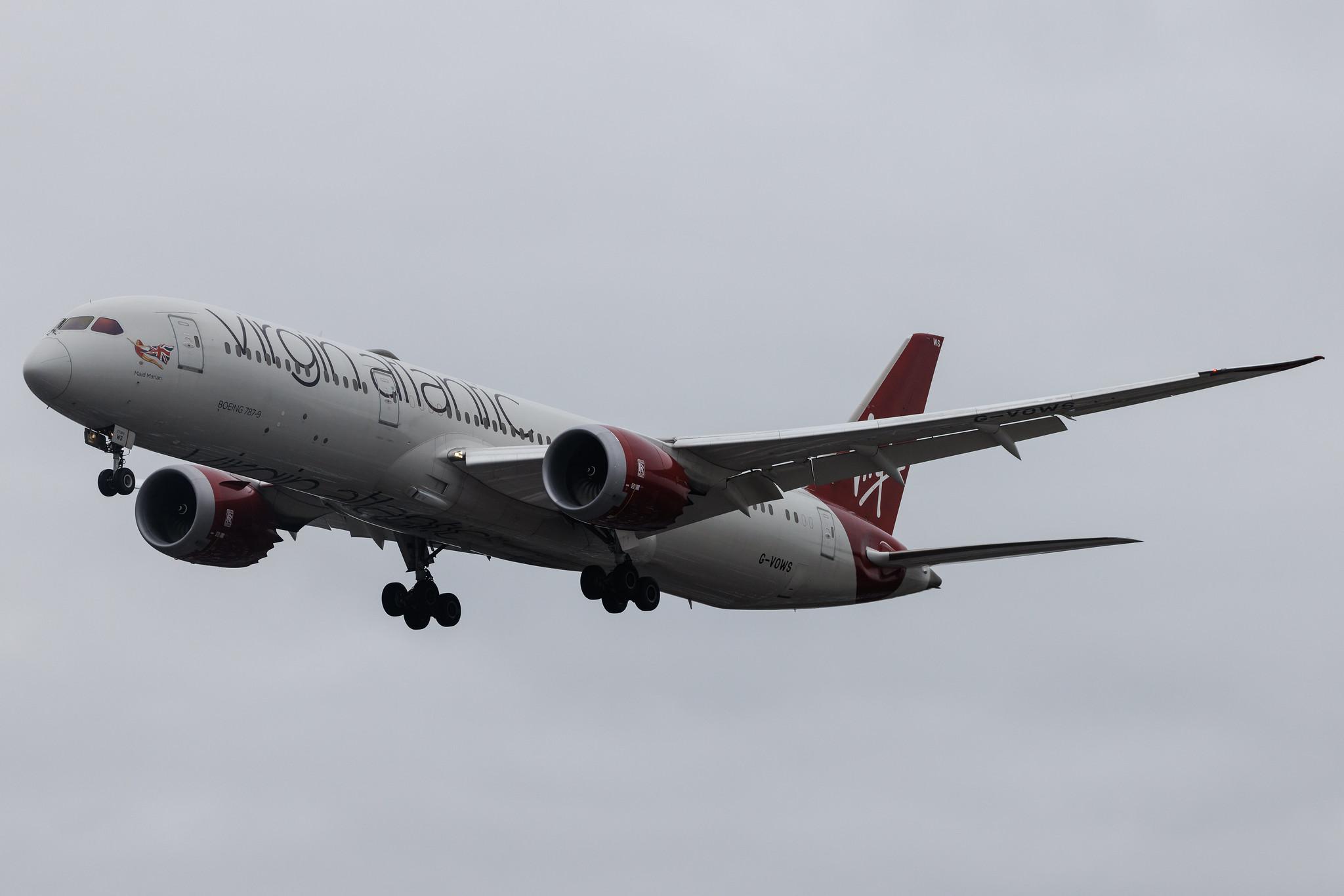 London Heathrow: Virgin Atlantic (VS / VIR) | Boeing 787-9 Dreamliner B789 | G-VOWS | MSN 37974