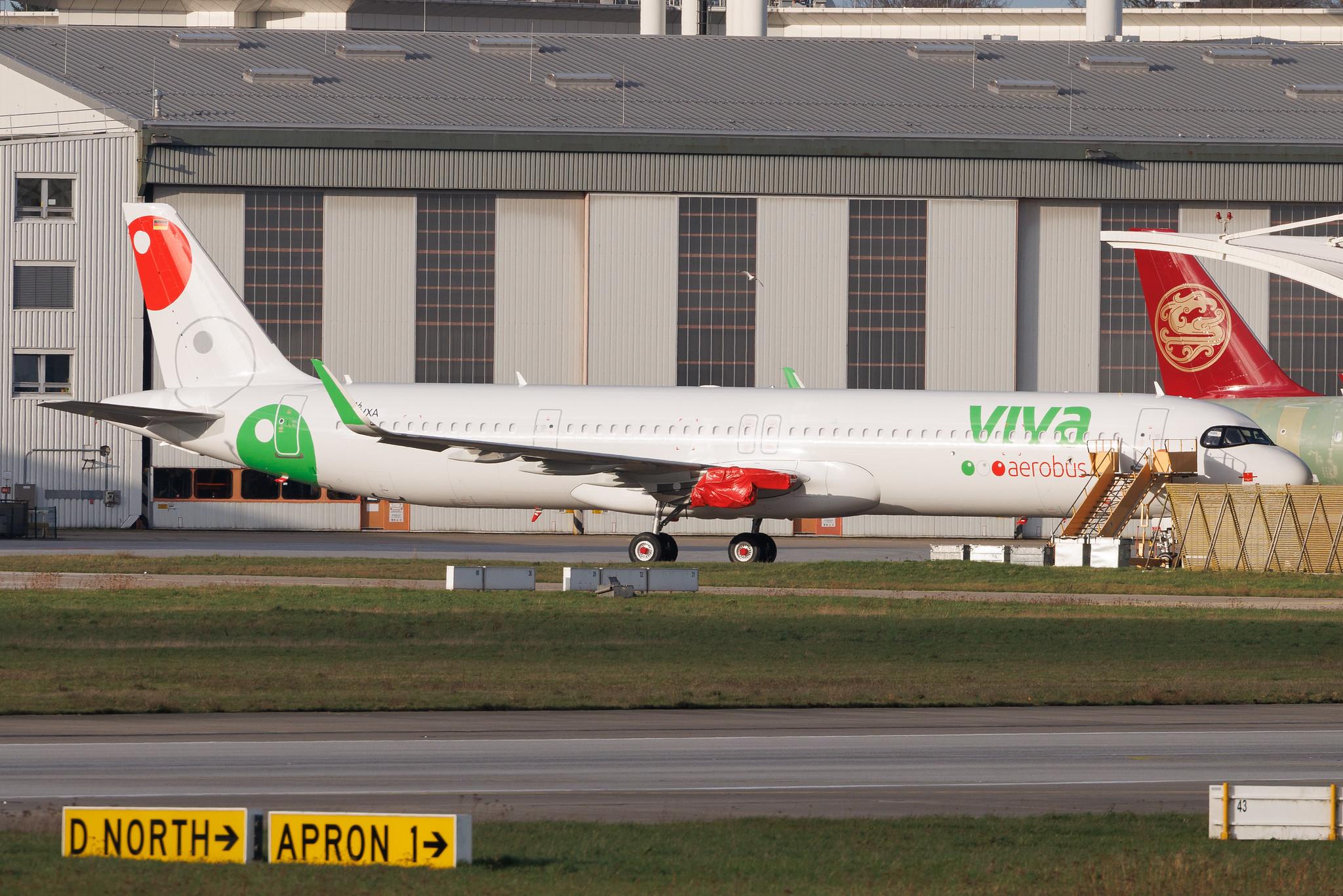 Hamburg Finkenwerder: Viva Aerobus (VB / VIV) | Airbus A321-271NX A21N | D-AVXA | XA- | MSN 11316