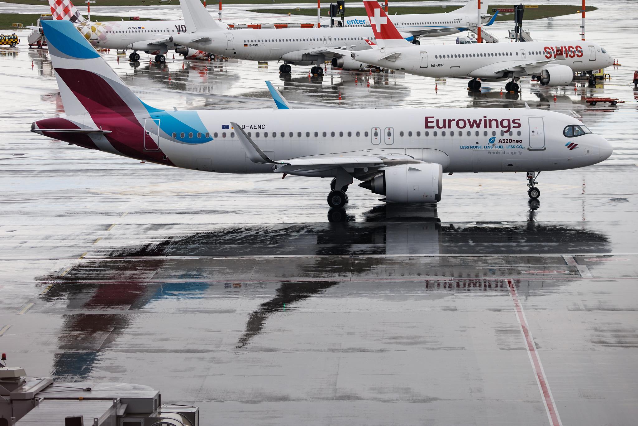 Hamburg Airport: Eurowings (EW / EWG) | Airbus A320-251N A20N | D-AENC | MSN 10826