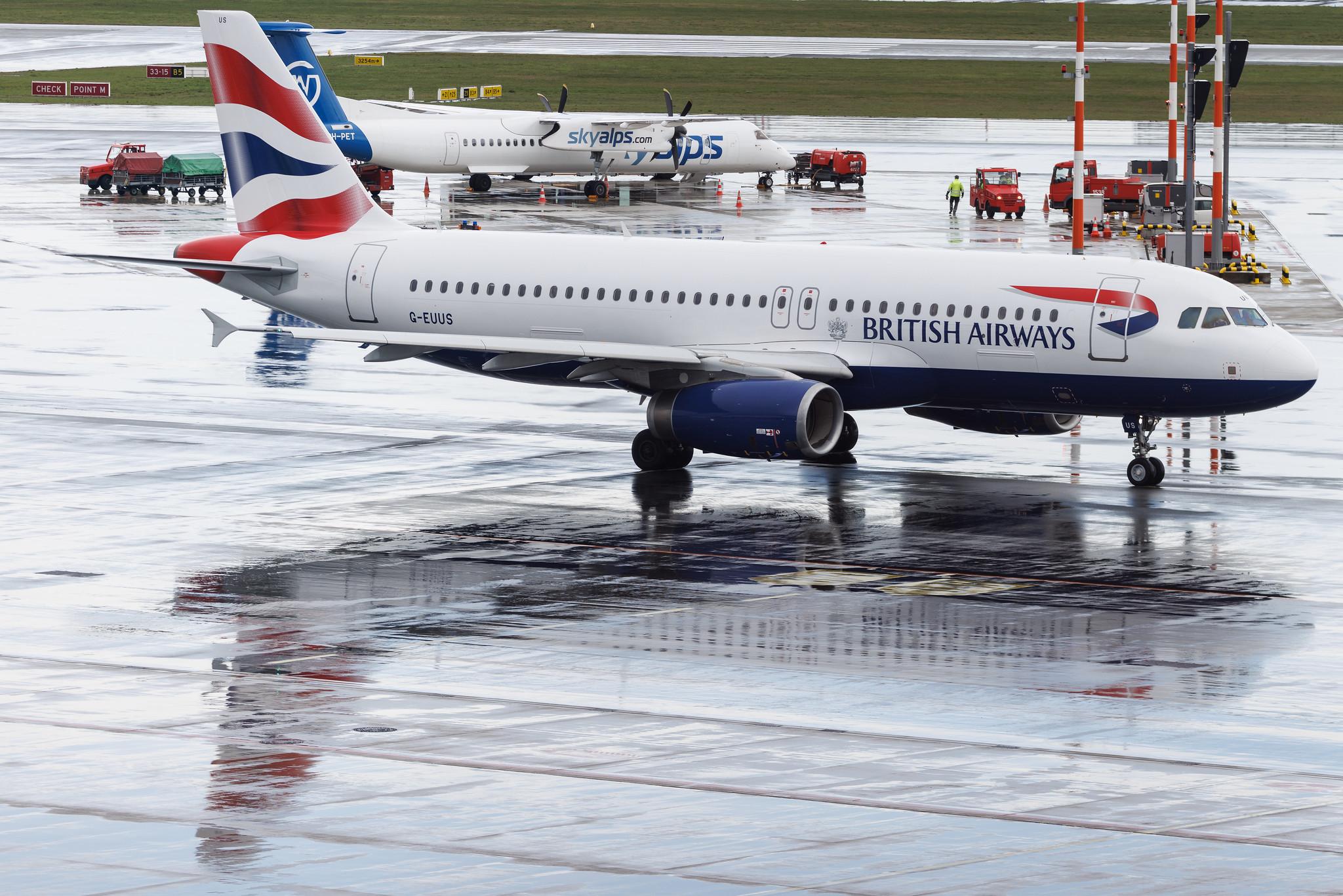 Hamburg Airport: British Airways (BA / BAW) | Airbus A320-232 A320 | G-EUUS | MSN 3301