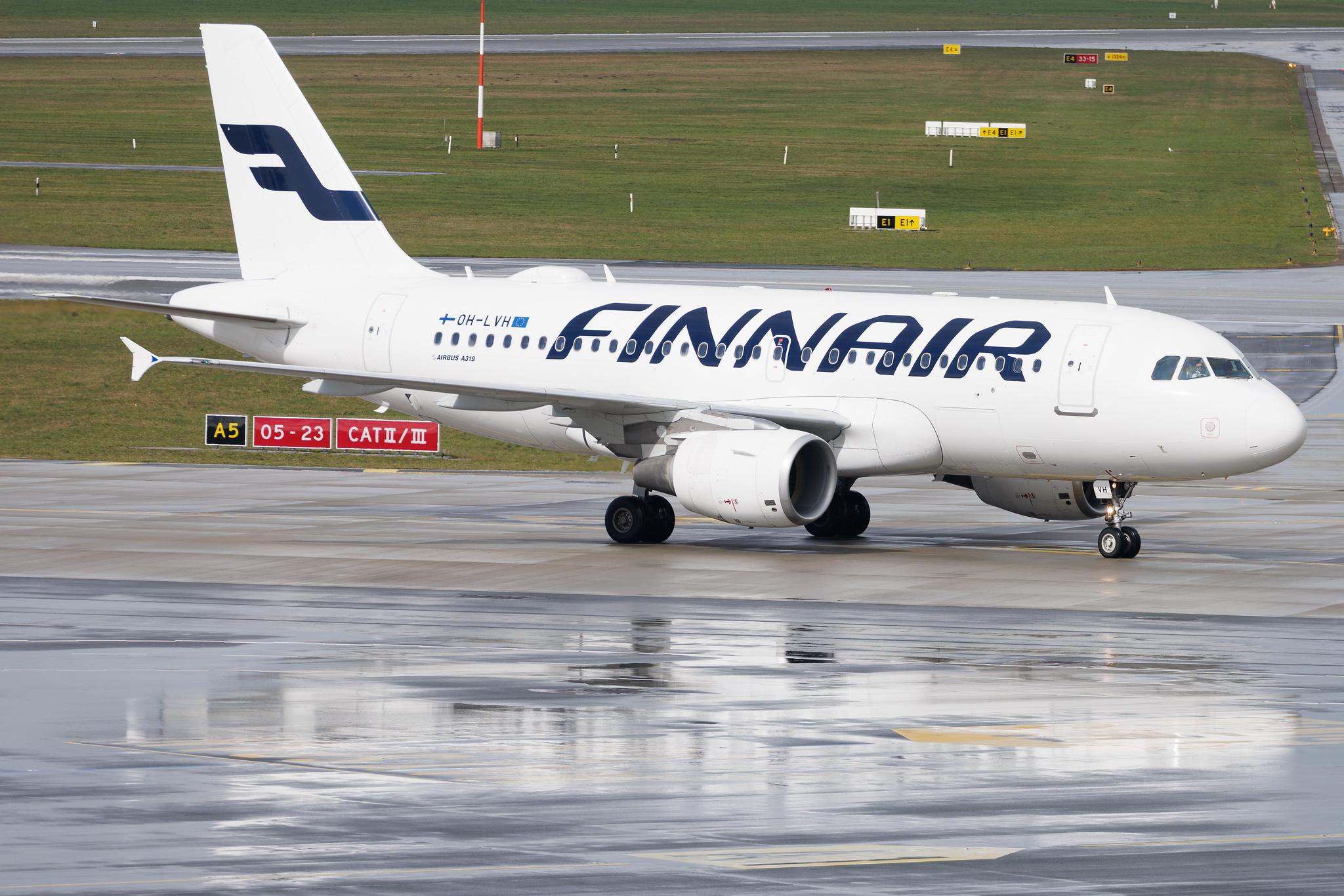 Hamburg Airport: Finnair (AY / FIN) | Airbus A319-112 A319 | OH-LVH | MSN 1184