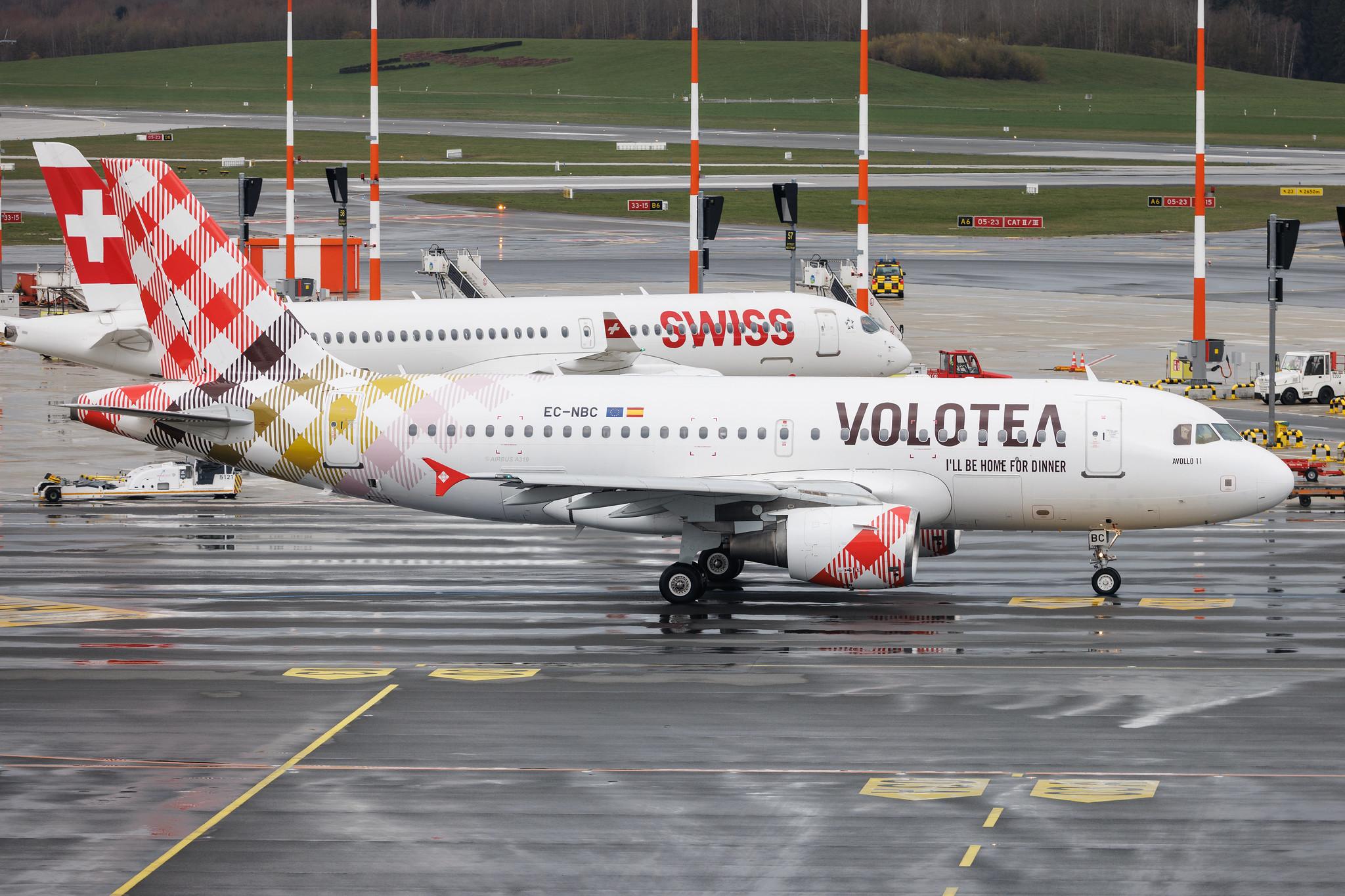 Hamburg Airport: Volotea (V7 / VOE) |  Airbus A319-112 A319 | EC-NBC | MSN 01884