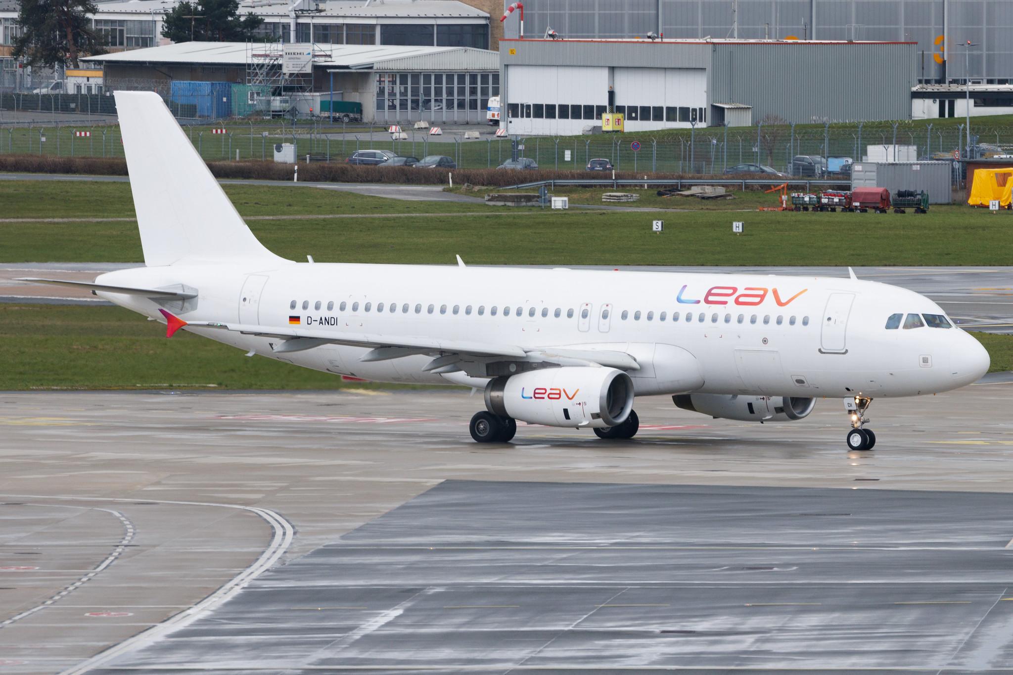 Hamburg Airport: Leav Aviation | Airbus A320-232 A320 | D-ANDI | MSN 3674