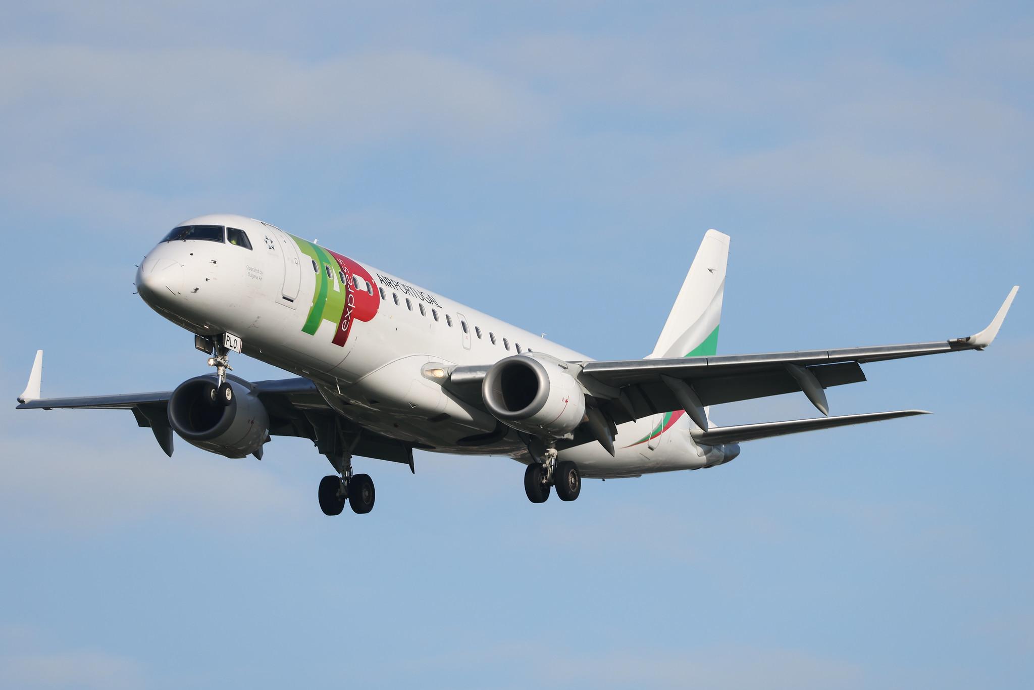 Aeroporto de Lisboa: Bulgaria Air (FB / LZB) | Embraer E190STD E190 | LZ-PLO | MSN 19000584