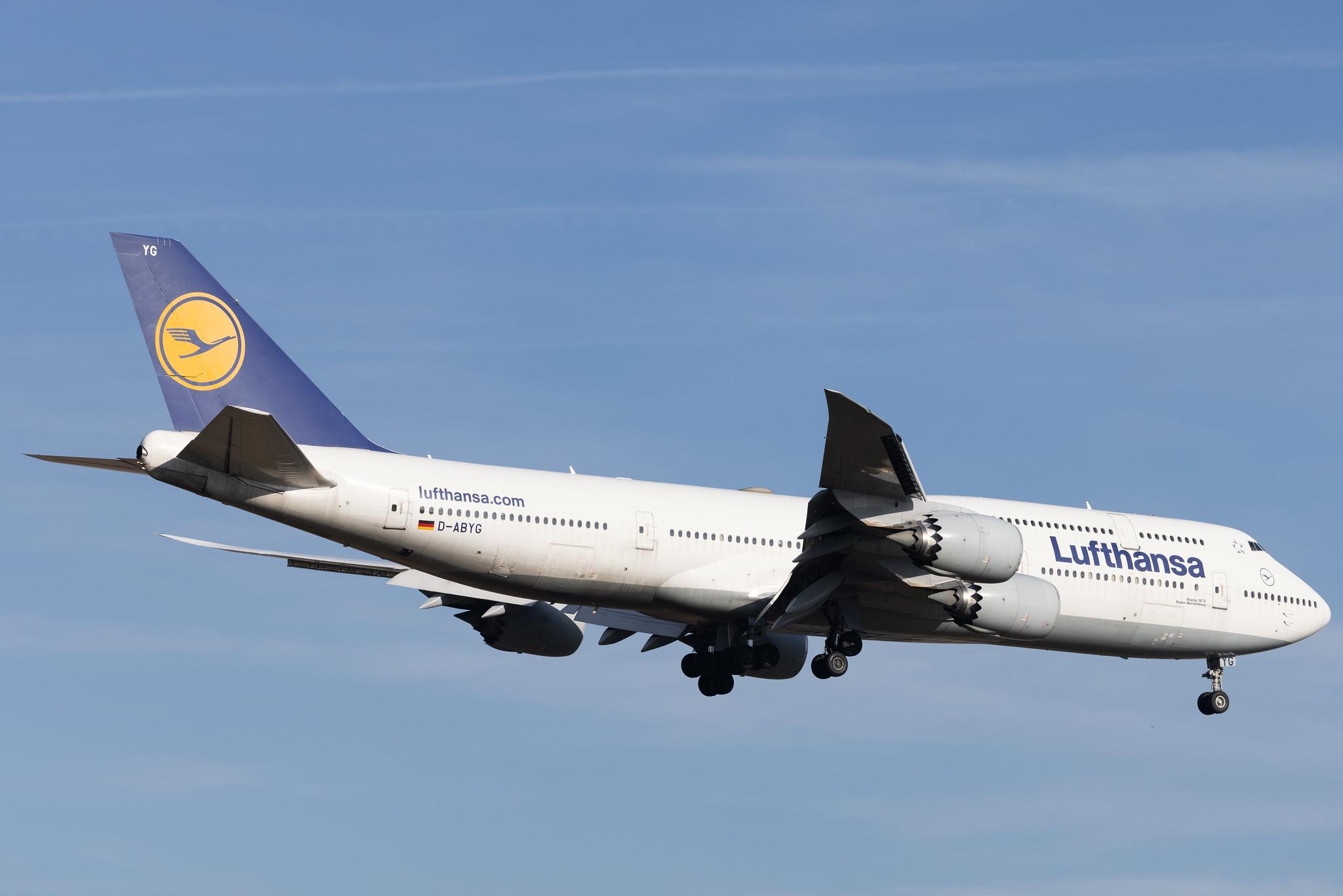 Frankfurt Airport: Lufthansa (LH / DLH) | Boeing 747-830 B748 | D-ABYG | MSN 37831