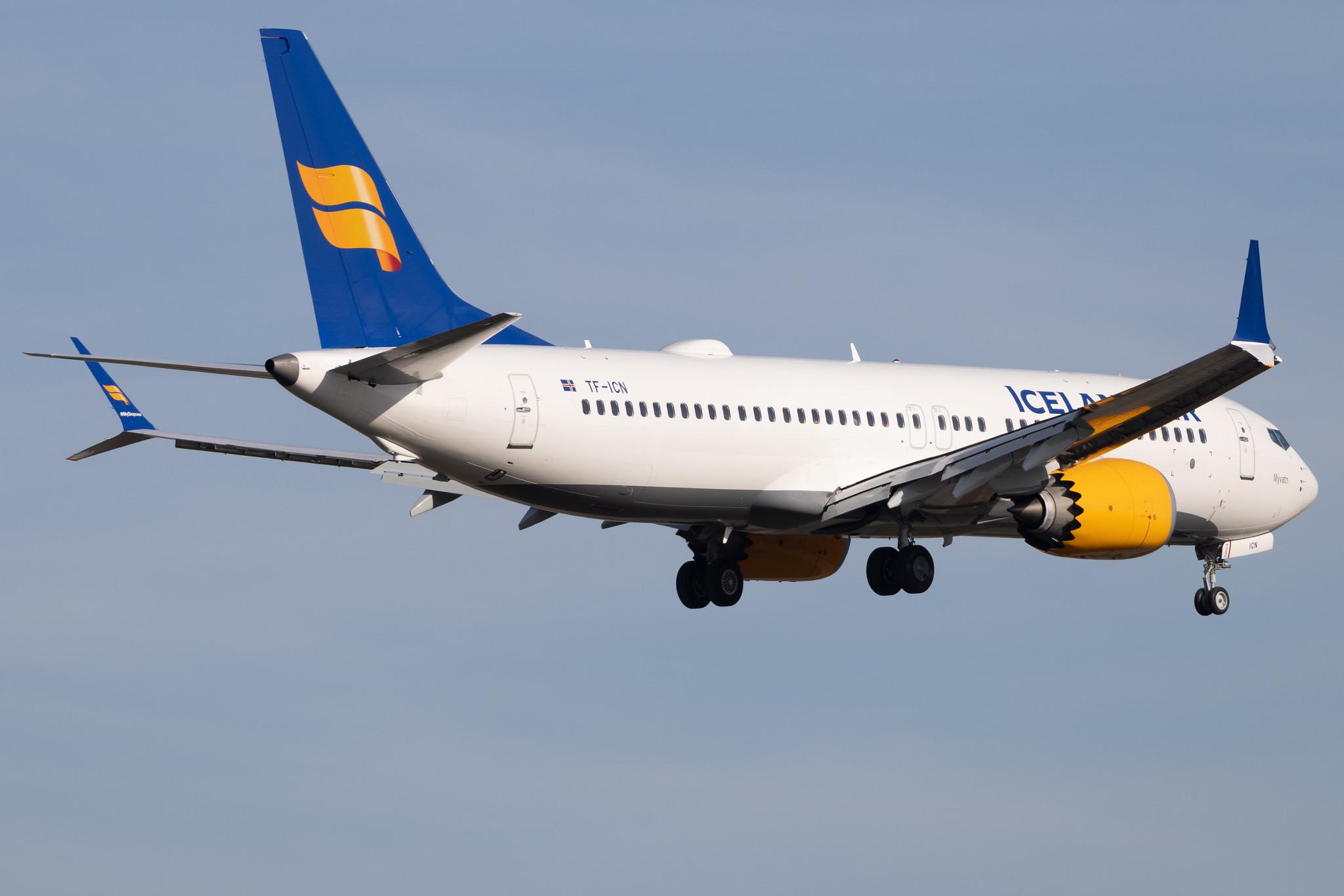 Frankfurt Airport: Icelandair (FI / ICE) | Boeing 737 MAX 8 B38M | TF-ICN | MSN 44356