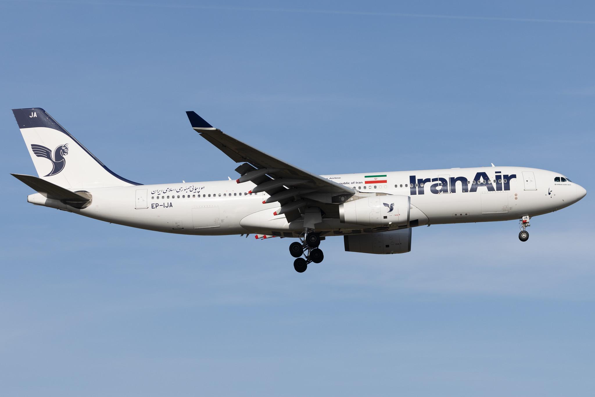 Frankfurt Airport: Iran Air (IR / IRA) | Airbus A330-243 A332 | EP-IJA | MSN 1540