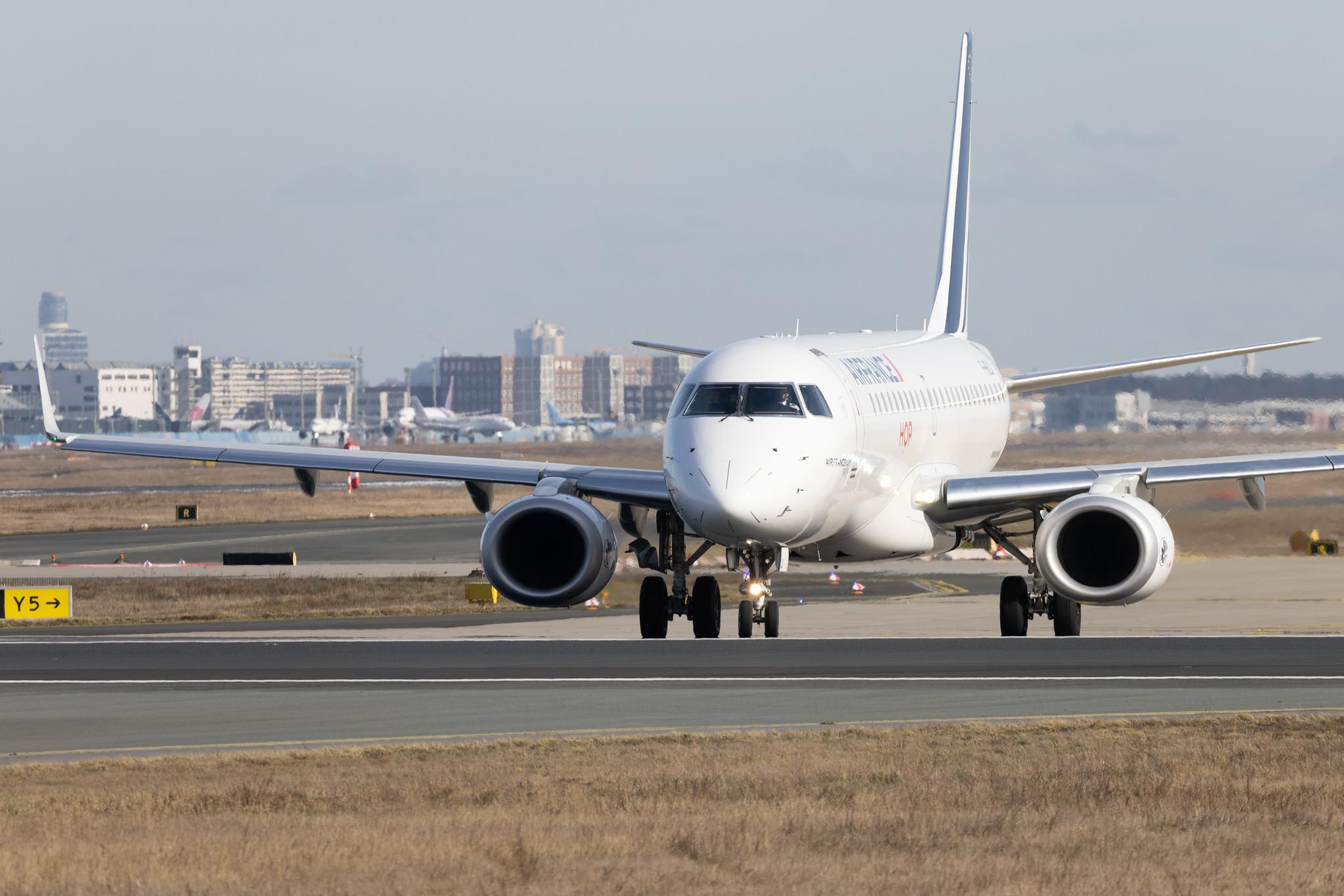 Frankfurt Airport: Air France (AF / AFR) | Operator: Air France Hop | Embraer E190STD E190 | F-HBLQ | MSN 19000773