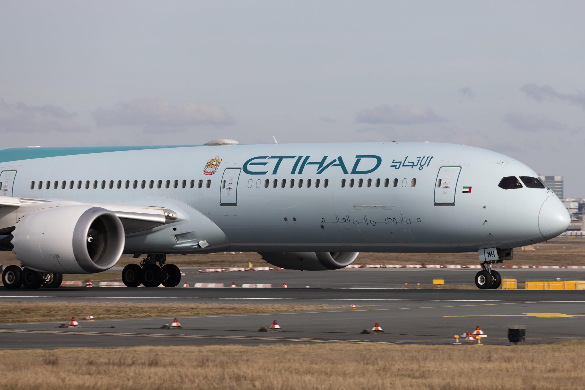 Frankfurt Airport: Etihad (EY / ETD) | Livery: Greenliner Livery | Operator: Etihad Airways | Boeing 787-10 Dreamliner B78X | A6-BMH | MSN 60765