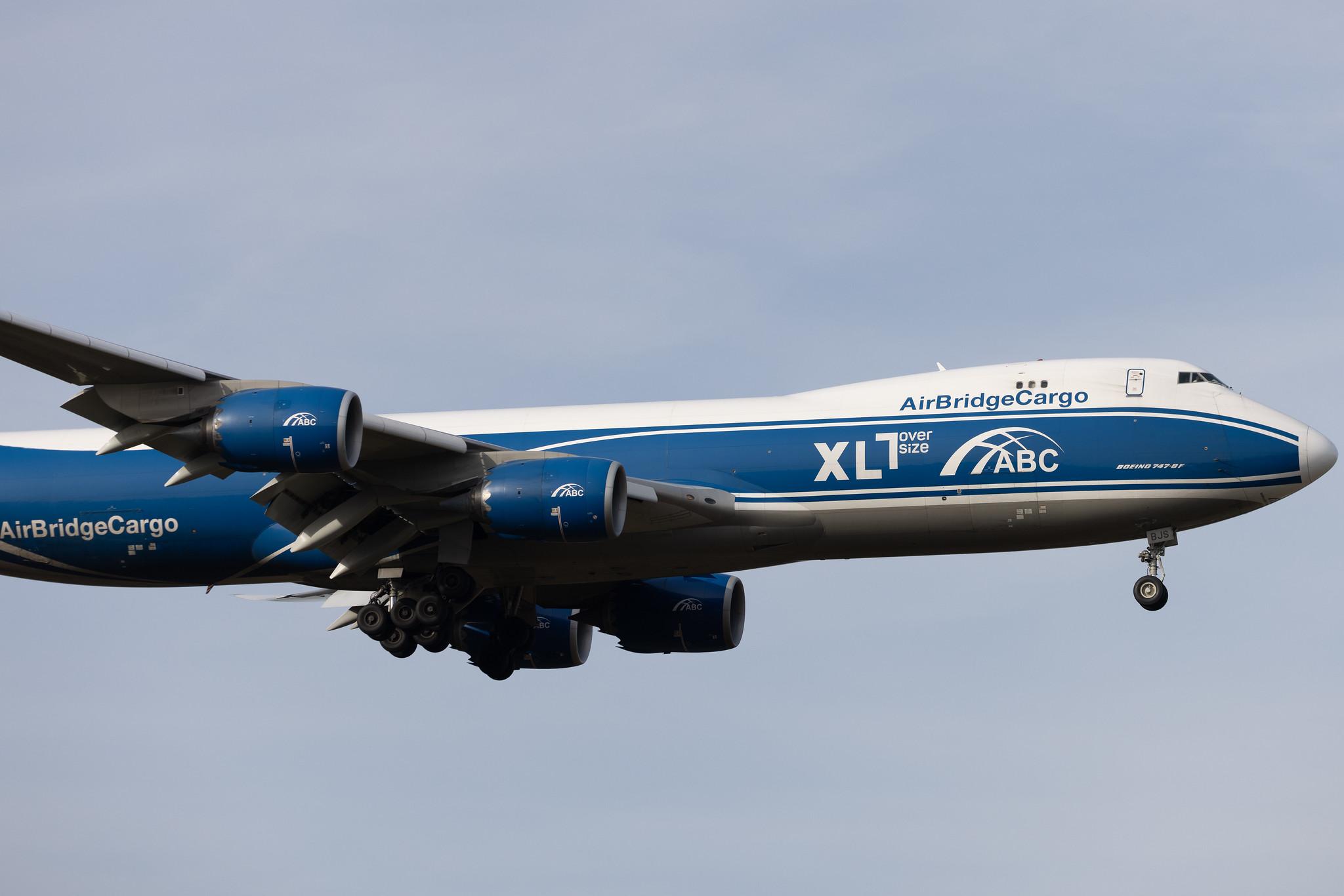 Frankfurt Airport: AirBridgeCargo (RU / ABW) | Operator: AirBridgeCargo Airlines | Boeing 747-8F B748 | VP-BJS | MSN 63787