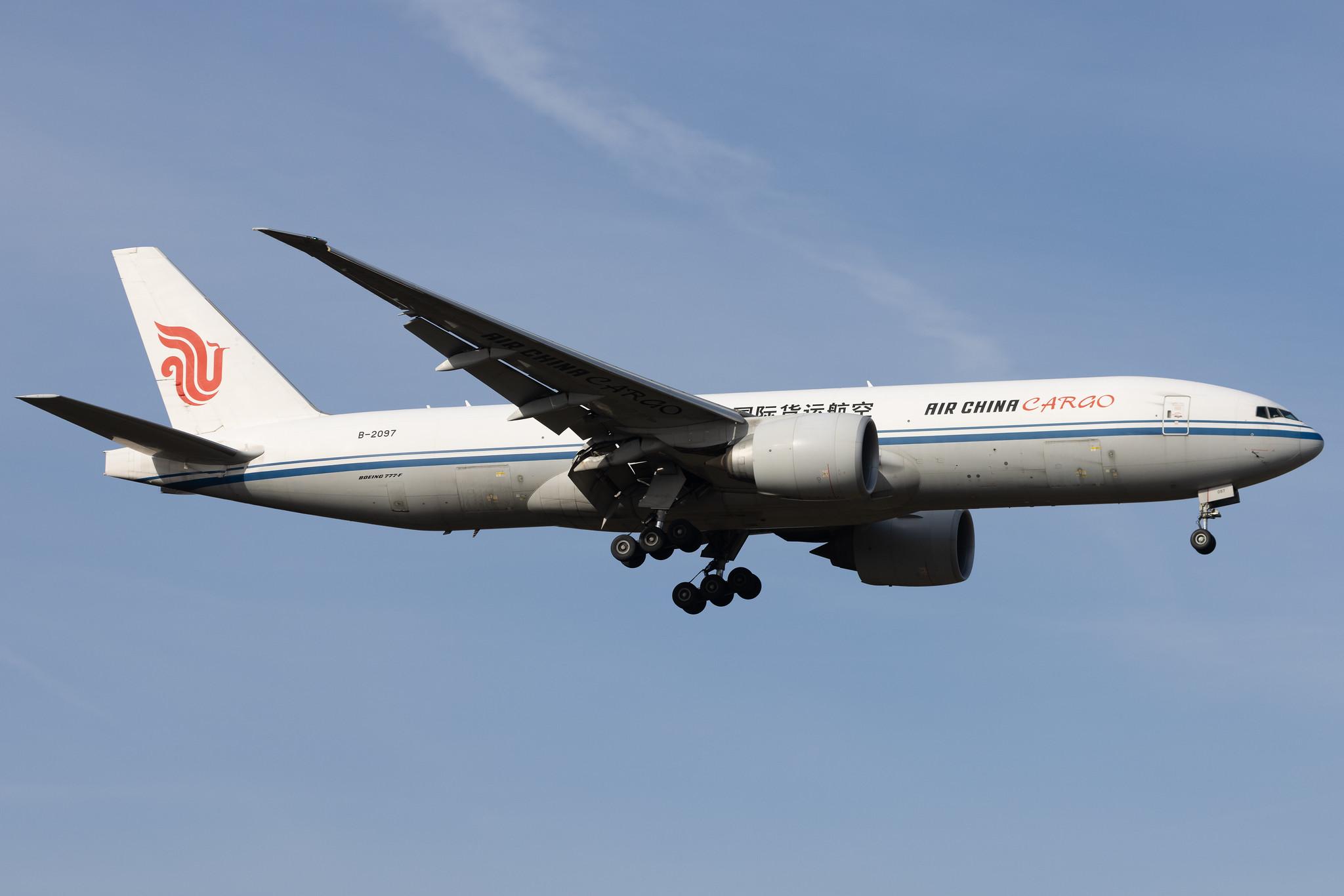 Frankfurt Airport: Air China Cargo (/ CAO) | Boeing 777-FFT B77L | B-2097 | MSN 44680