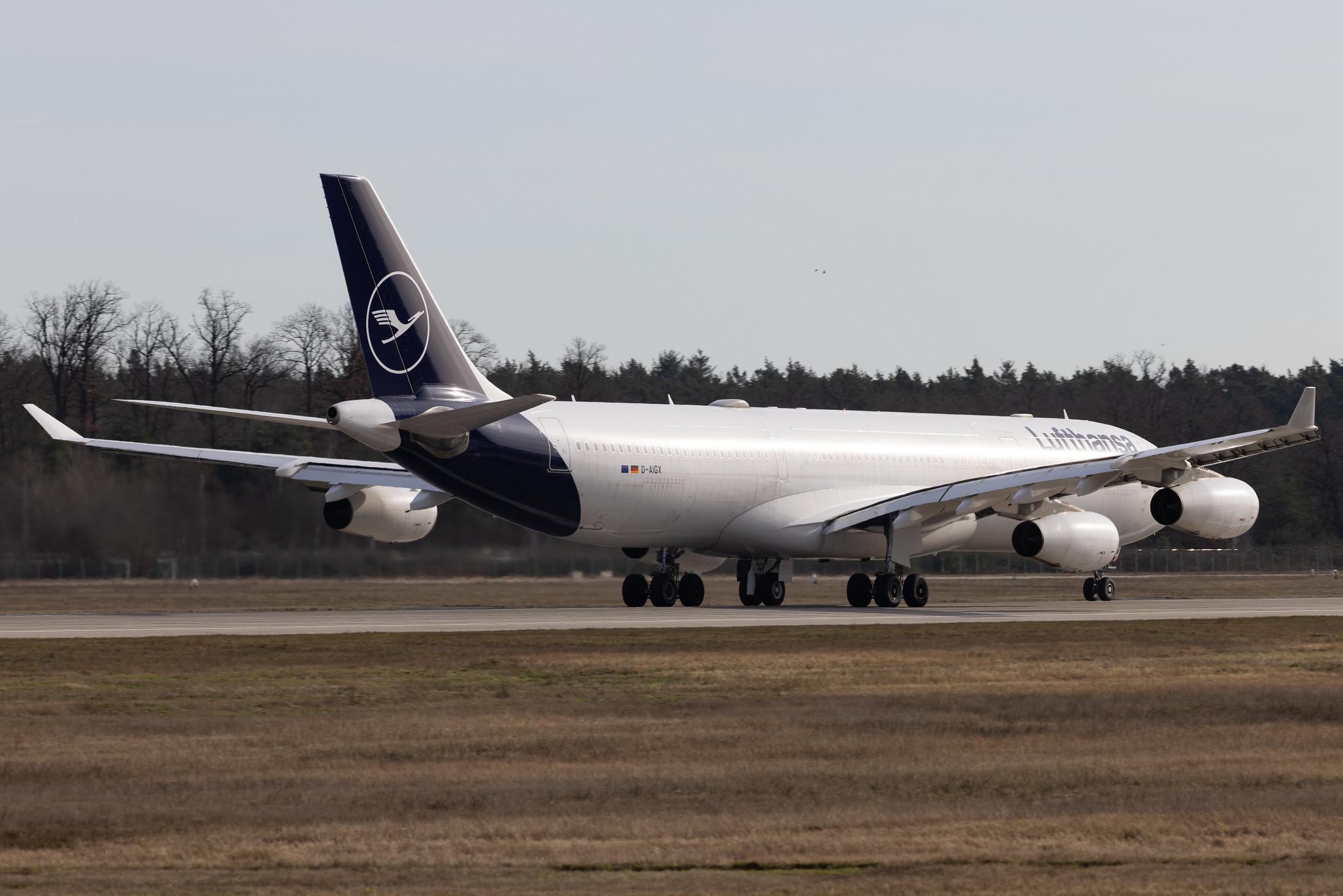 Frankfurt Airport: Lufthansa (LH / DLH) | Airbus A340-313 A343 | D-AIGX | MSN 0354