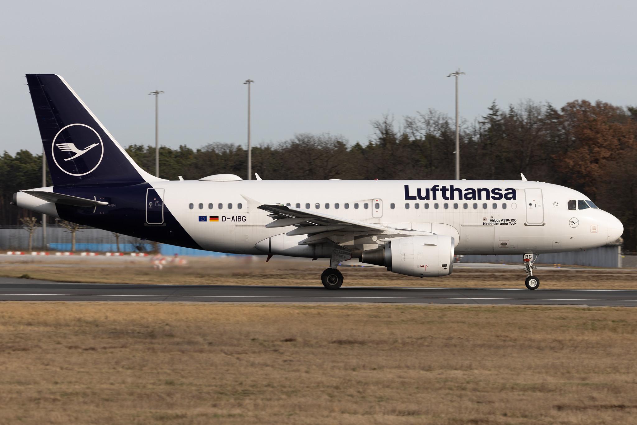 Frankfurt Airport: Lufthansa (LH / DLH) | Airbus A319-112 A319 | D-AIBG | MSN 4841