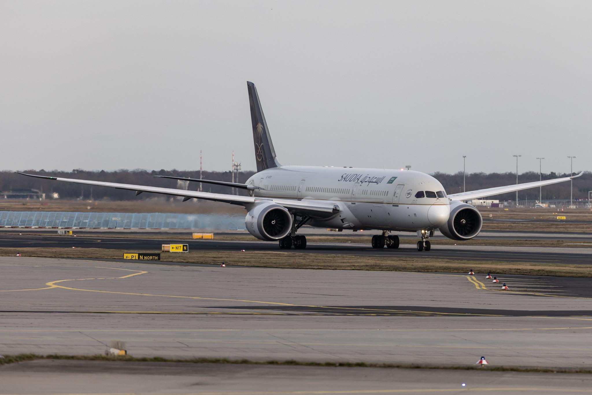 Frankfurt Airport: Saudia (SV / SVA) | Boeing 787-9 Dreamliner B789 | HZ-AR11 | MSN 40045
