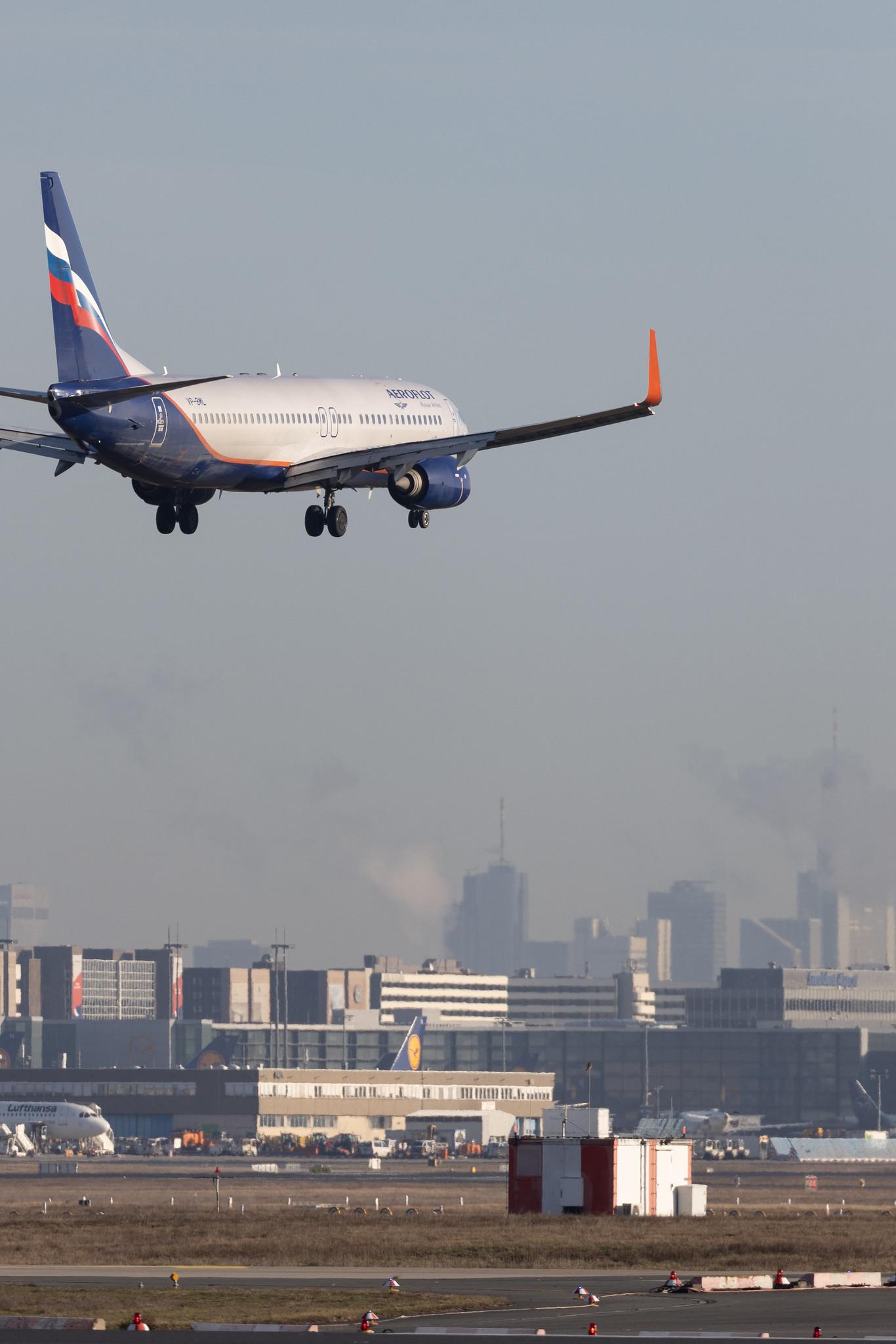 Frankfurt Airport: Aeroflot (SU / AFL) | Boeing 737-8MC B738 | VP-BML | MSN 44434