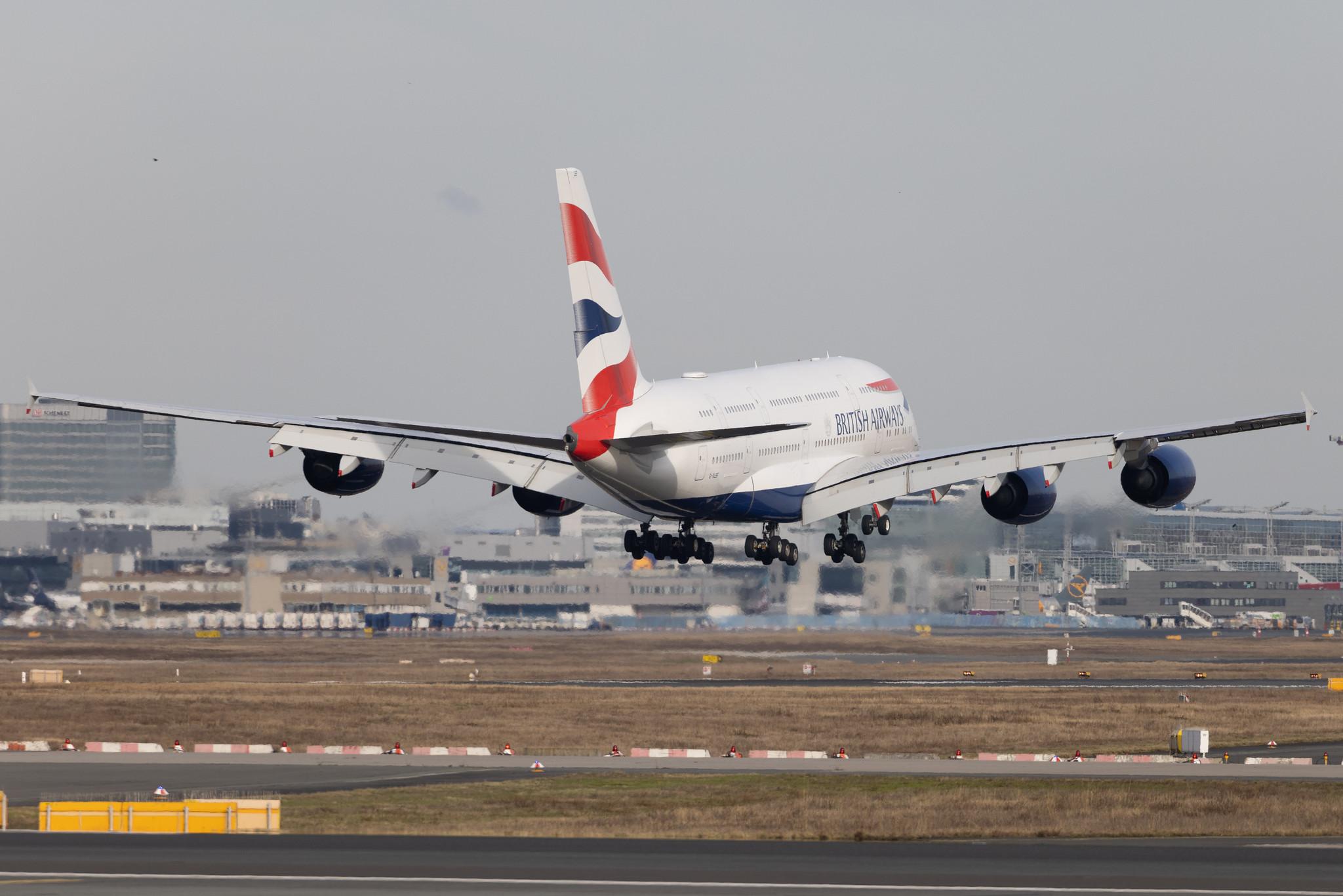Frankfurt Airport: British Airways (BA / BAW) | Airbus A380-841 A388 | G-XLEF | MSN 151