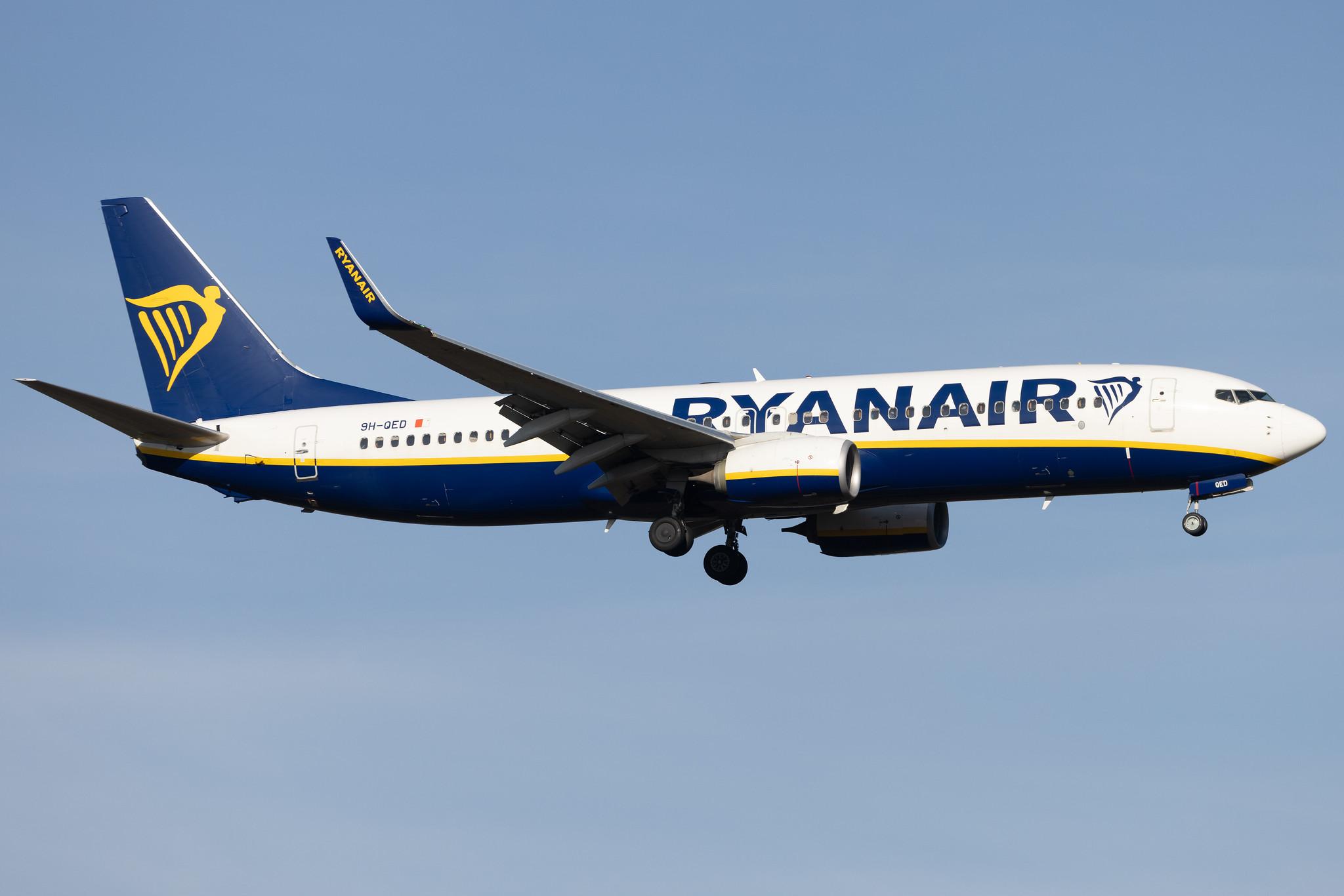 Frankfurt Airport: Ryanair (FR / RYR) | Operator: Malta Air | Boeing 737-8AS B738 | 9H-QED | MSN 44820