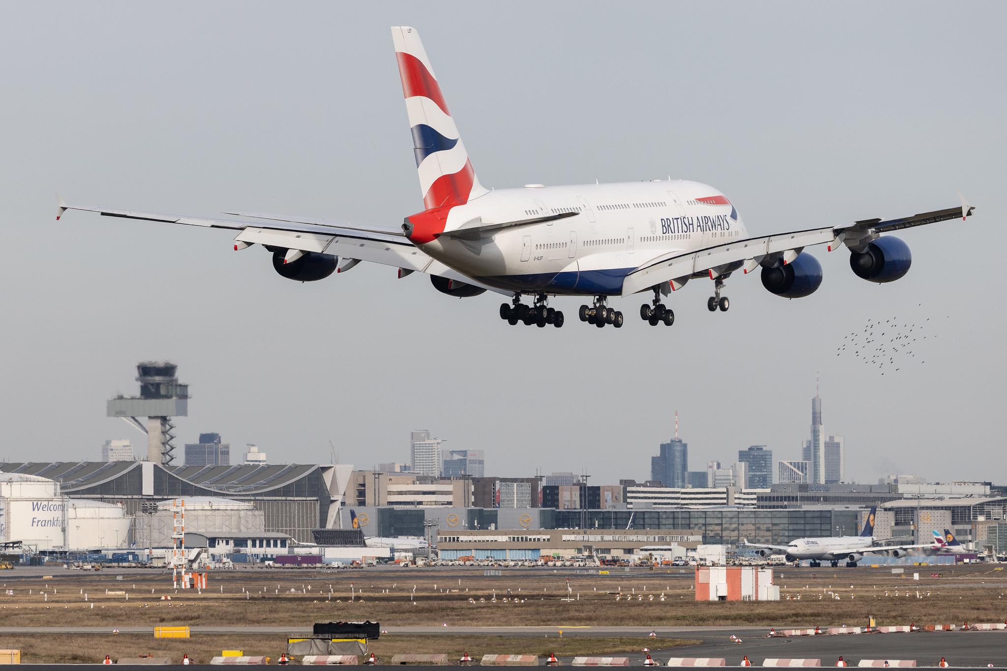 Frankfurt Airport: British Airways (BA / BAW) | Airbus A380-841 A388 | G-XLEF | MSN 151