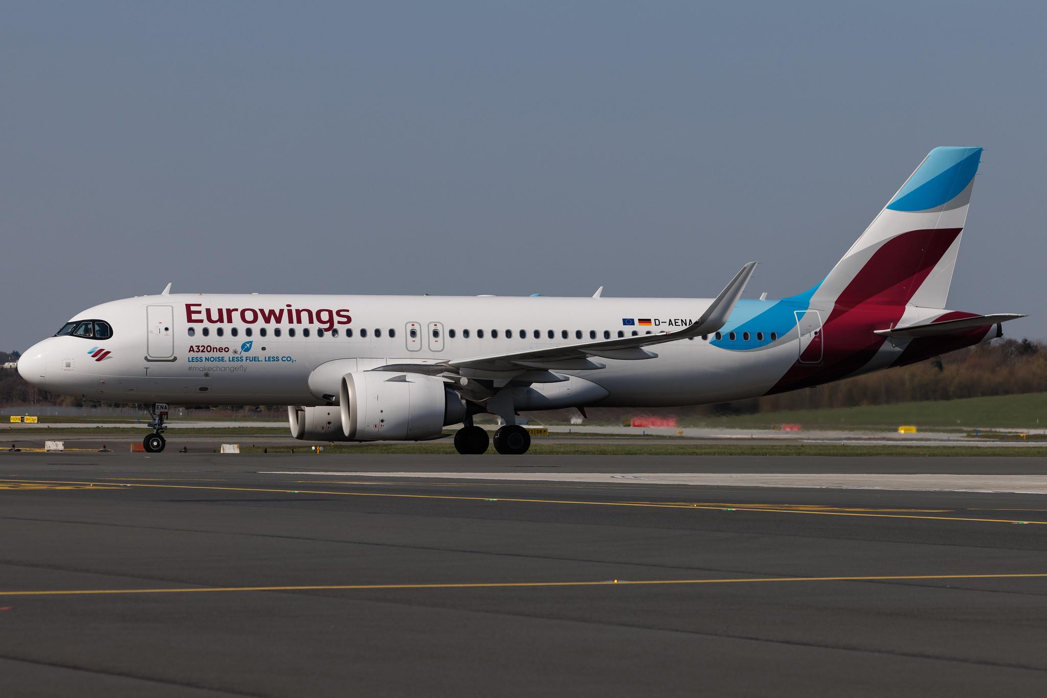 Hamburg Airport: Eurowings (EW / EWG) | Airbus A320-251N A20N | D-AENA | MSN 10758