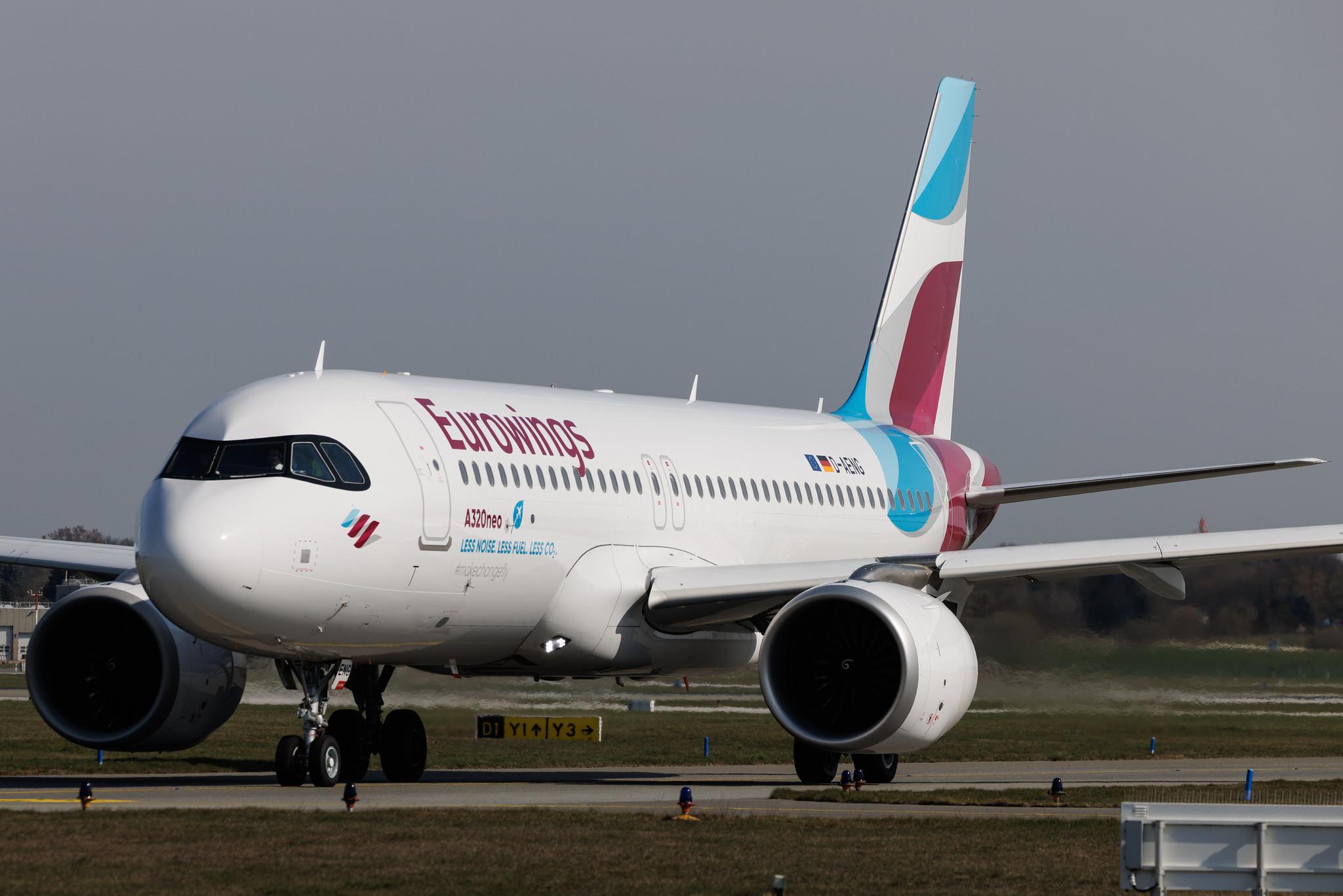Hamburg Airport: Eurowings (EW / EWG) | Airbus A320-251N A20N | D-AENG | MSN 10970