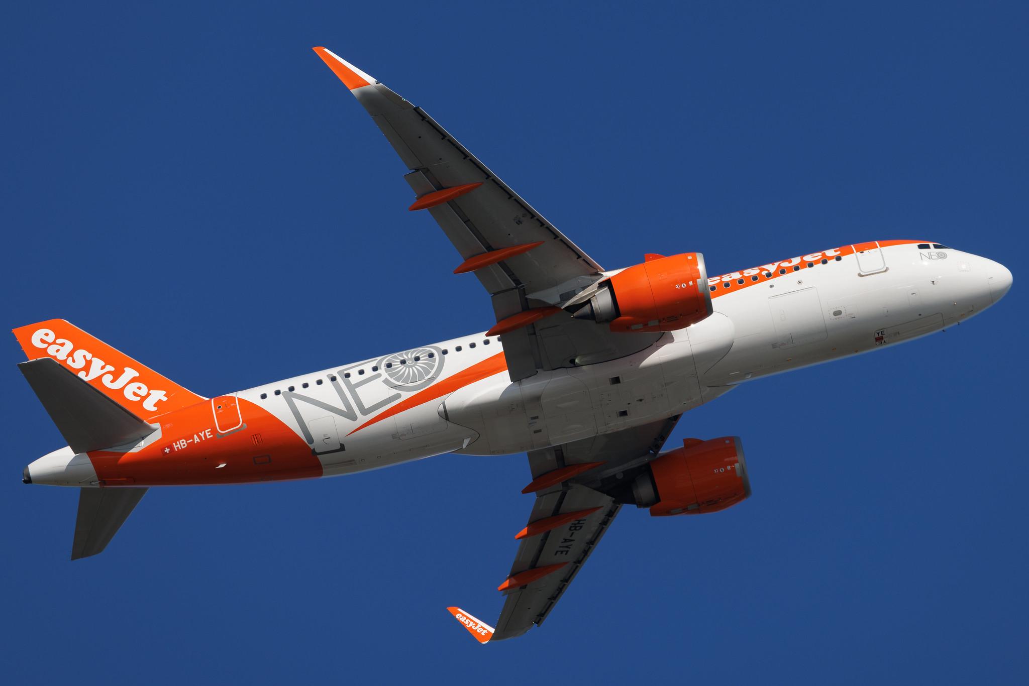 Hamburg Airport: easyJet (U2 / EZY) | Livery: NEO Livery | Operator: easyJet Switzerland | Airbus A320-251N A20N | HB-AYE | MSN 10114