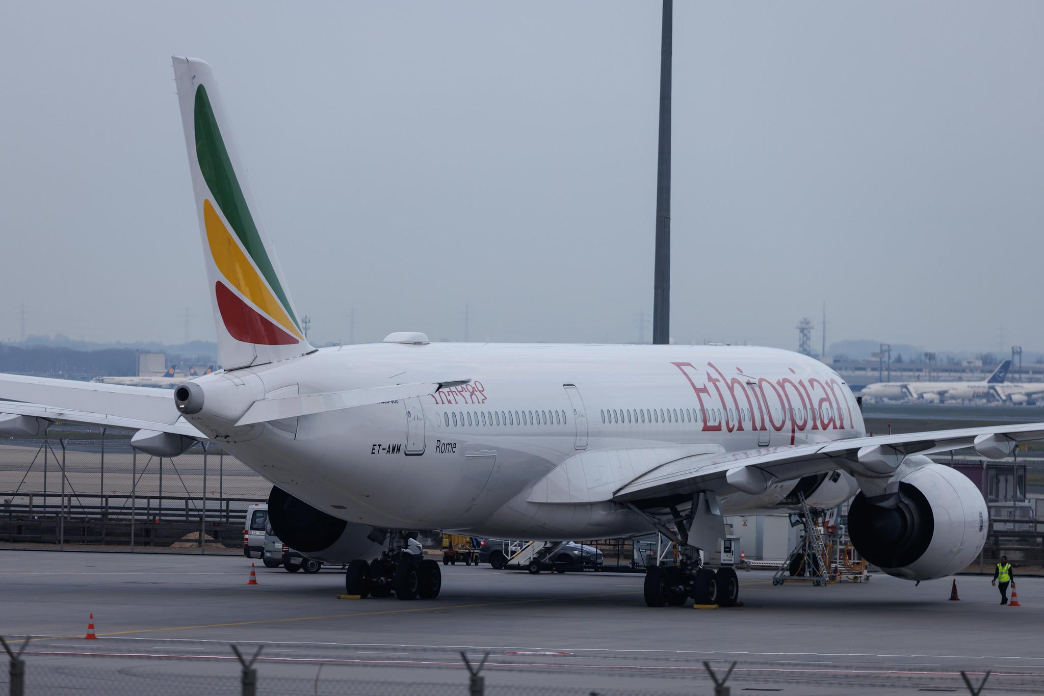 Frankfurt Airport: Ethiopian Airlines (ET / ETH) | Airbus A350-941 A359 | ET-AWM | MSN 289