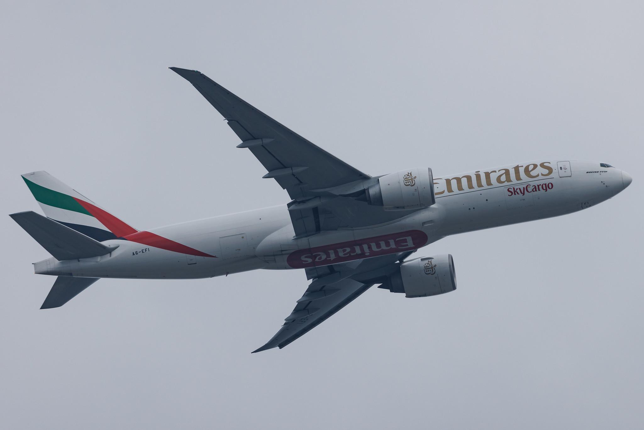 Frankfurt Airport: Emirates SkyCargo (EK / UAE) | Operator: Emirates | Boeing 777-F1H B77L | A6-EFI | MSN 35609