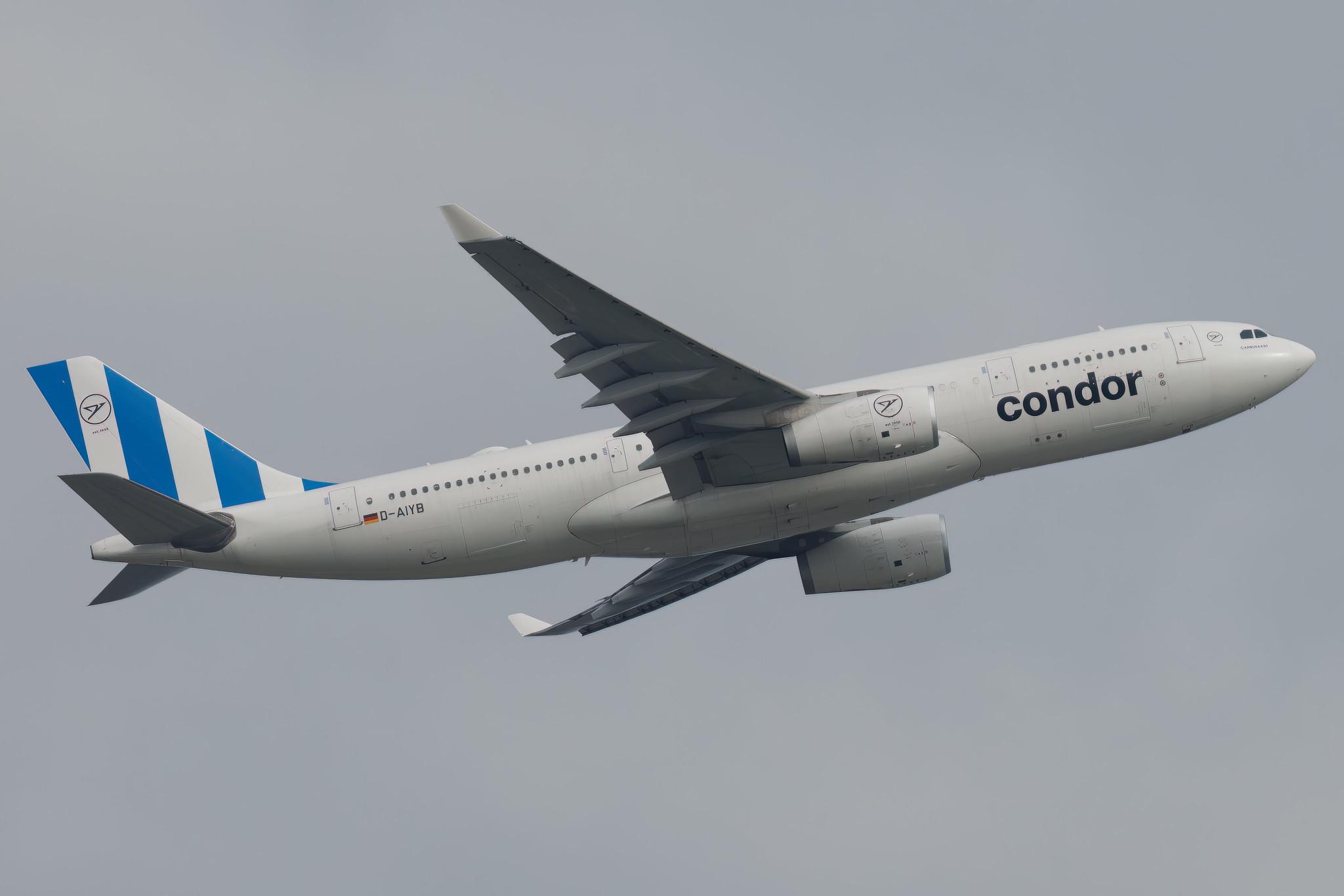 Frankfurt Airport: Condor (DE / CFG) | Airbus A330-243 A332 | D-AIYB | MSN 852
