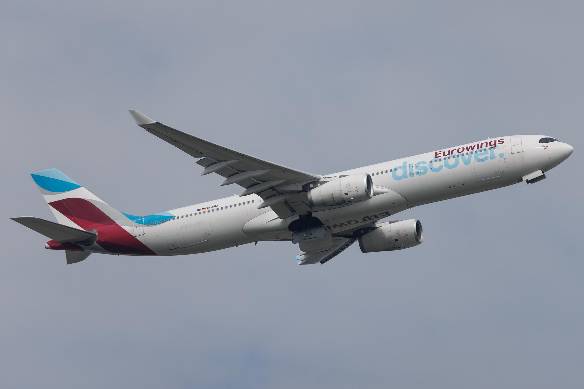 Frankfurt Airport: Eurowings Discover (4Y / OCN) | Airbus A330-343 A333 | D-AIKA | MSN 0570