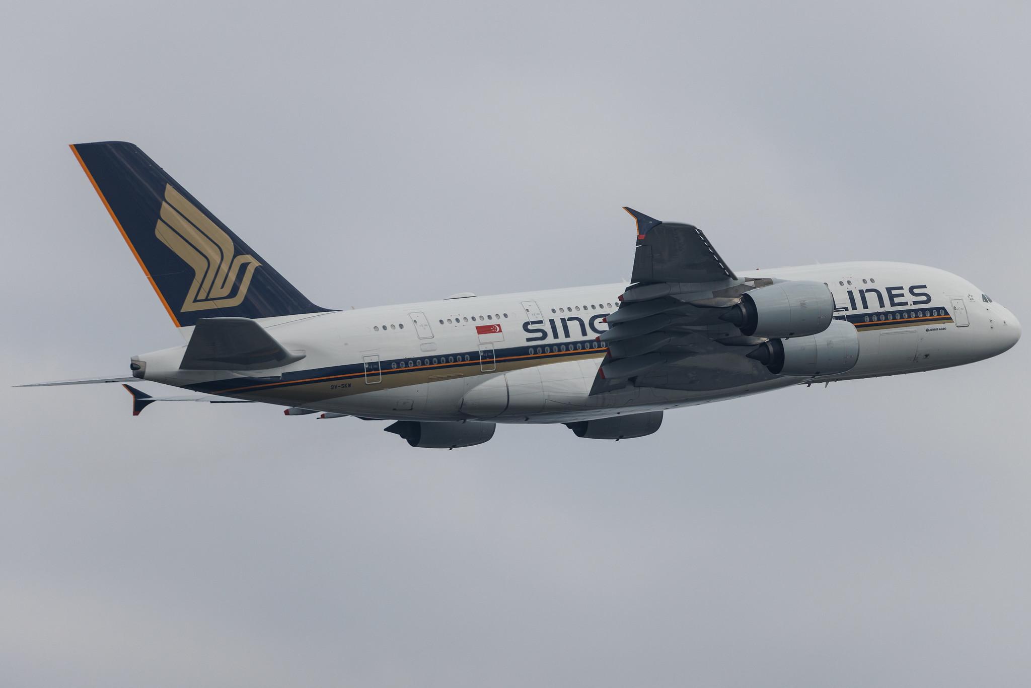 Frankfurt Airport: Singapore Airlines (SQ / SIA) | Airbus A380-841 A388 | 9V-SKW | MSN 251
