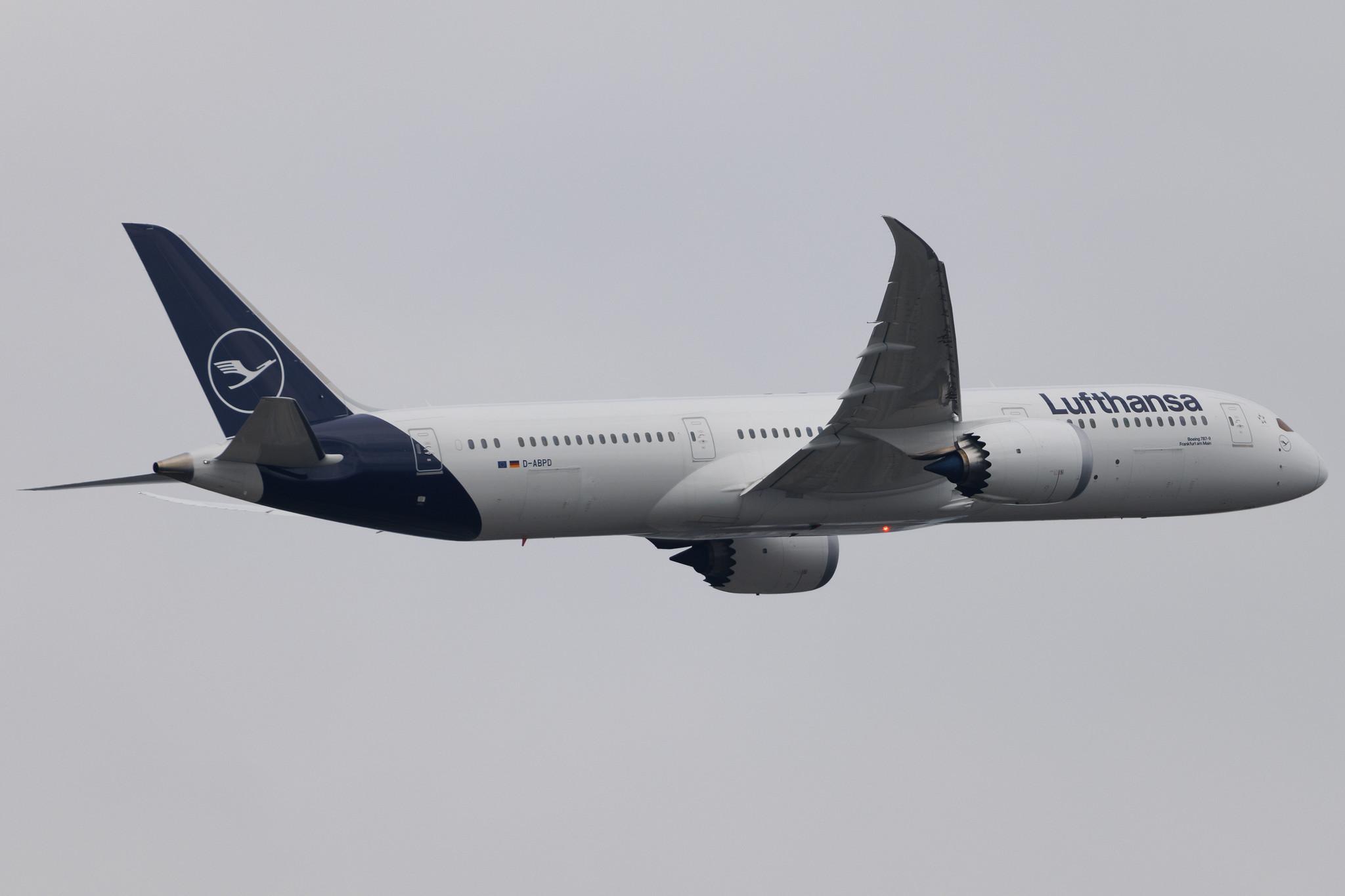 Frankfurt Airport: Lufthansa (LH / DLH) | Boeing 787-9 Dreamliner B789 | D-ABPD | MSN 62729