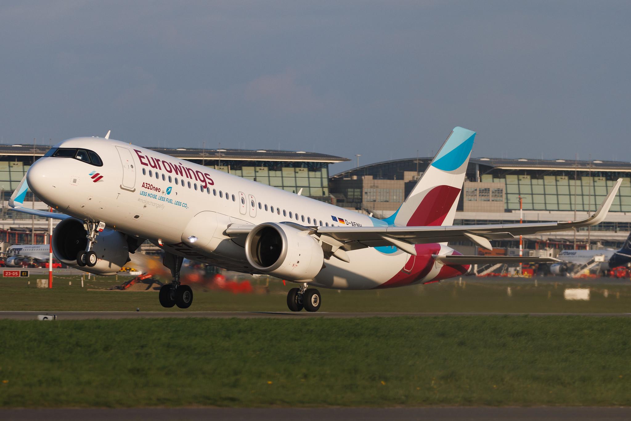 Hamburg Airport: Eurowings (EW / EWG) | Airbus A320-251N A20N | D-AENH | MSN 11125