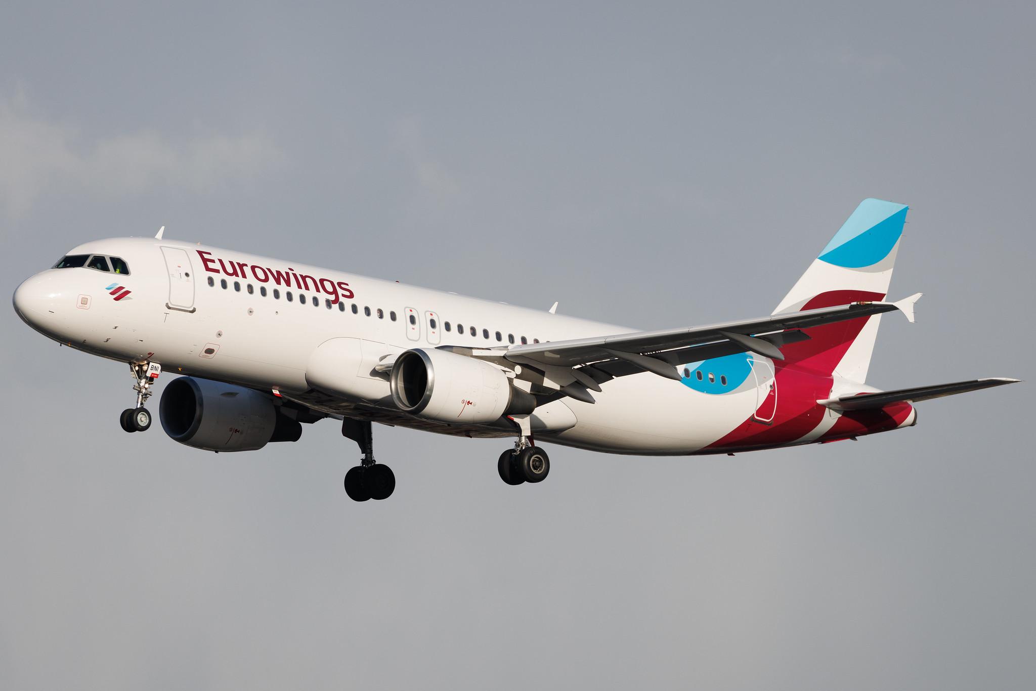 Hamburg Airport: Eurowings (EW / EWG) | Airbus A320-214 A320 | D-ABNI | MSN 1717