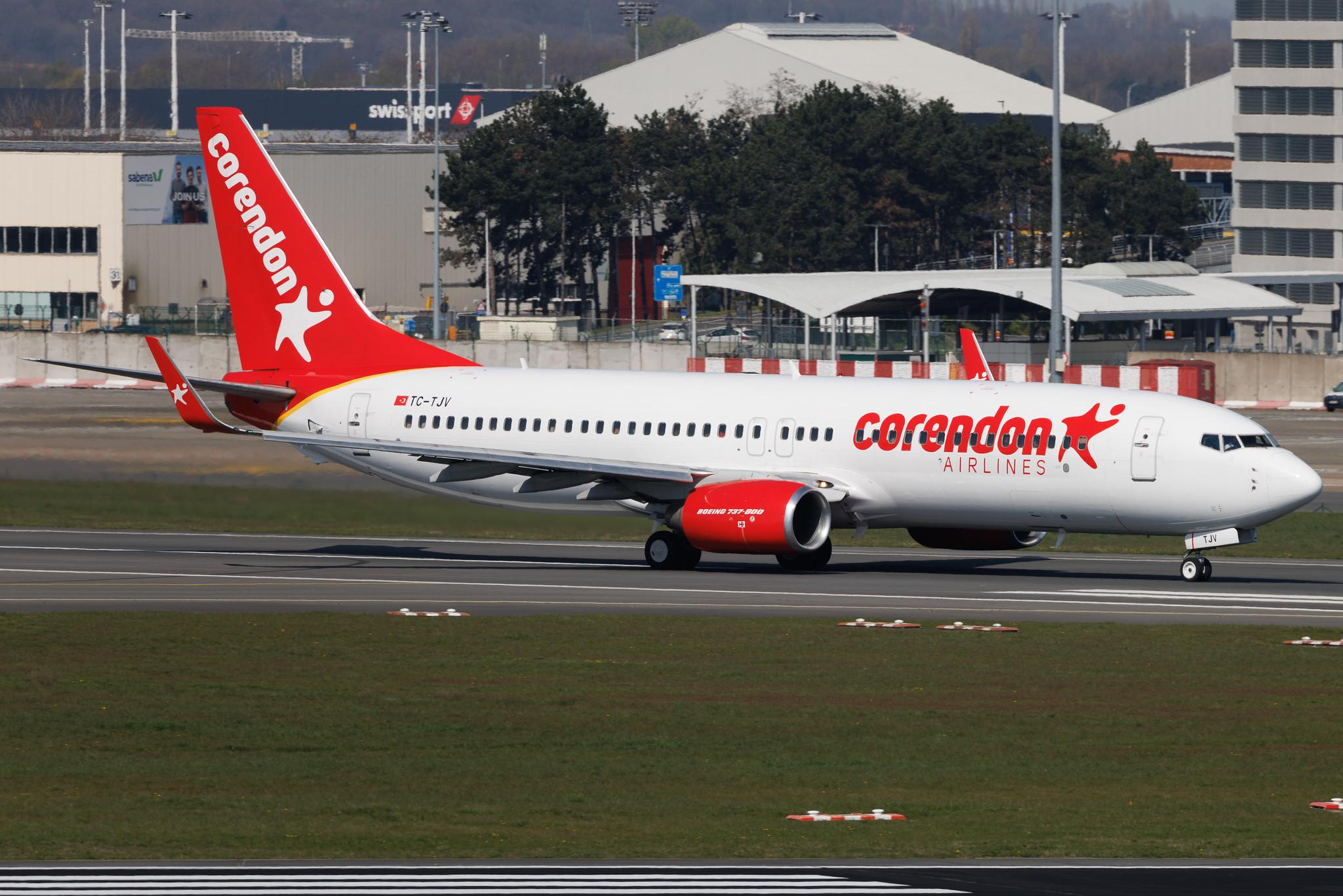 Brussels Airport: Corendon Airlines (XC / CAI) | Boeing 737-86J B738 | TC-TJV | MSN 37740