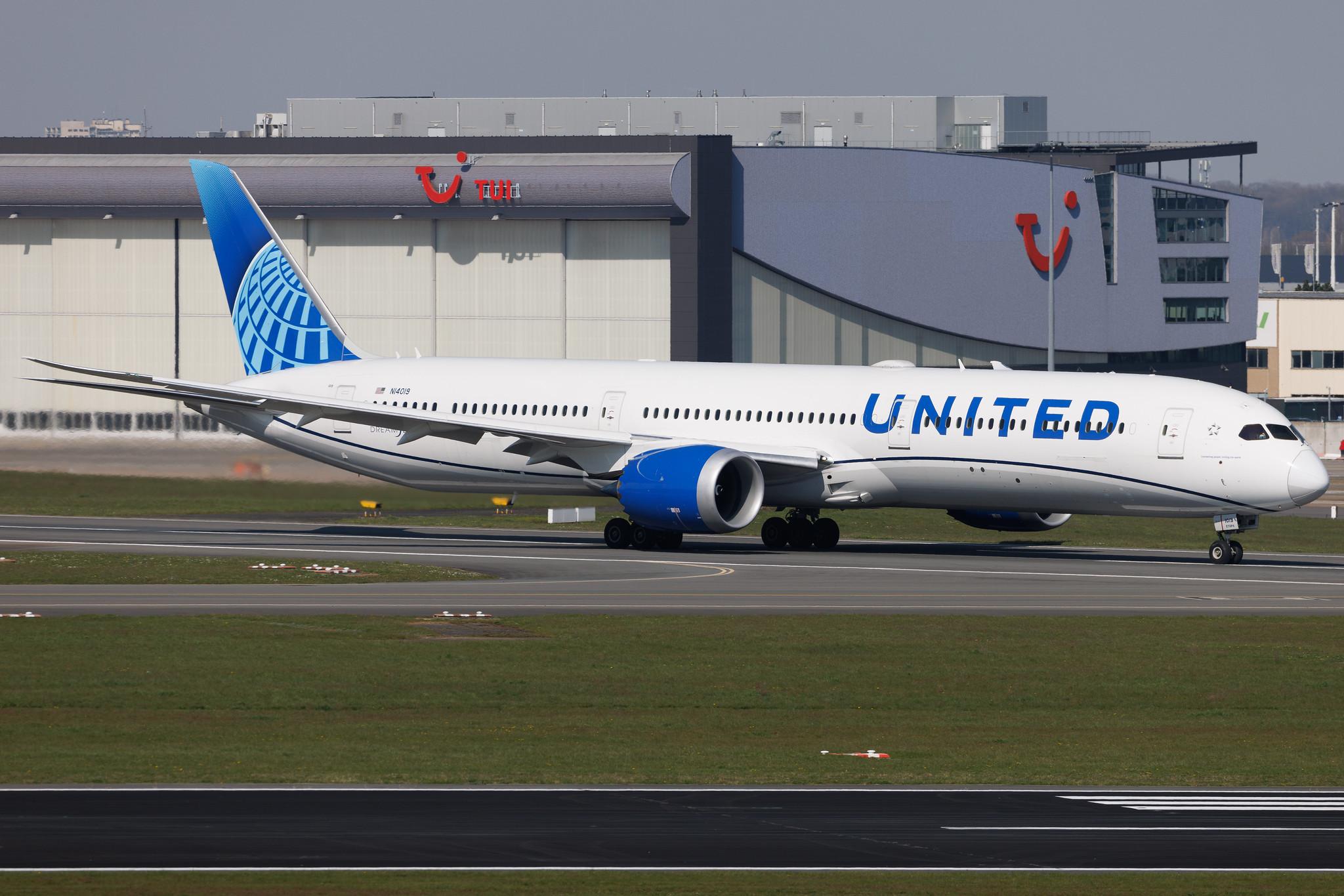 Brussels Airport: United Airlines (UA / UAL) | Boeing 787-10 Dreamliner B78X | N14019 | MSN 66988