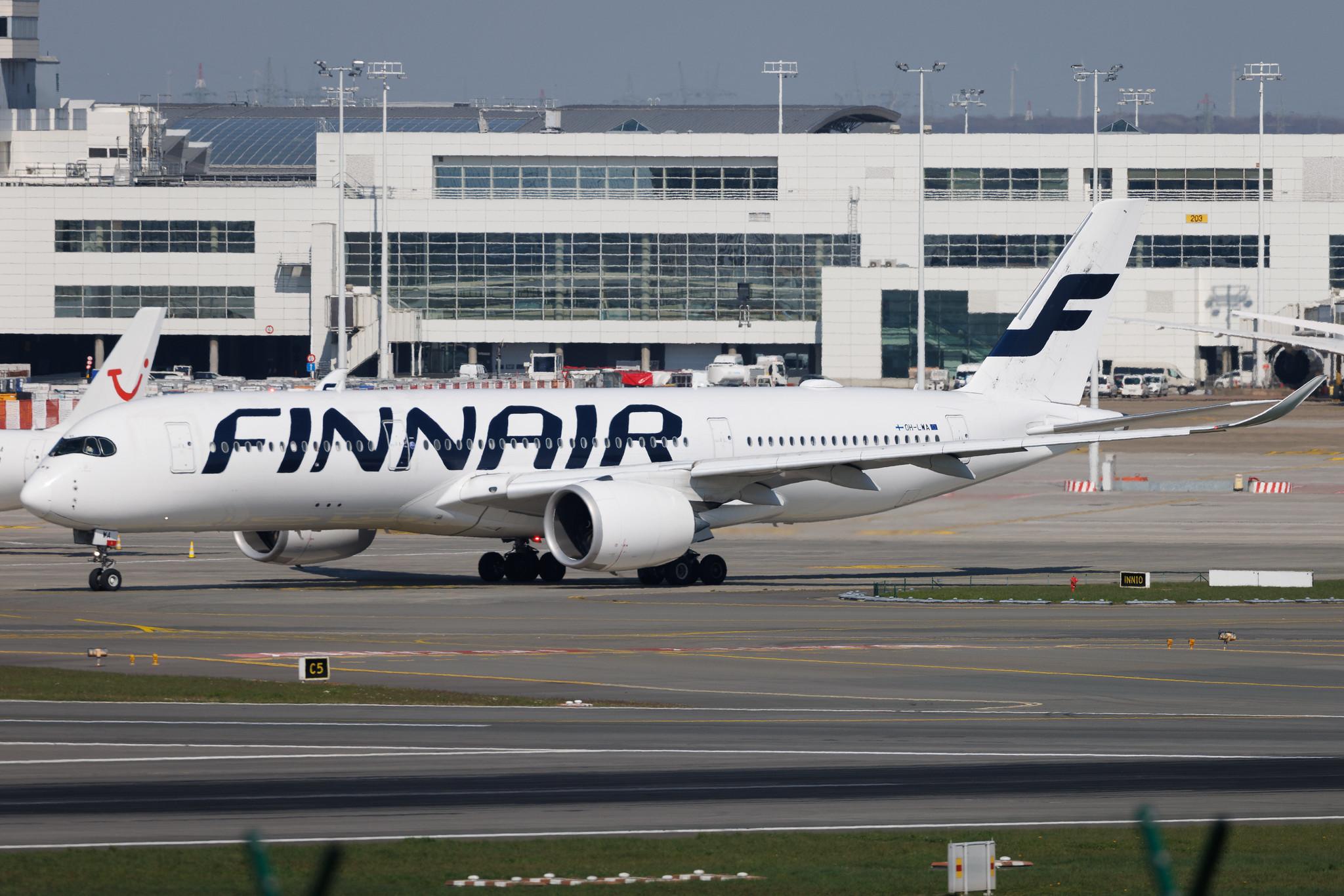 Brussels Airport: Finnair (AY / FIN) | Airbus A350-941 A359 | OH-LWA | MSN 018