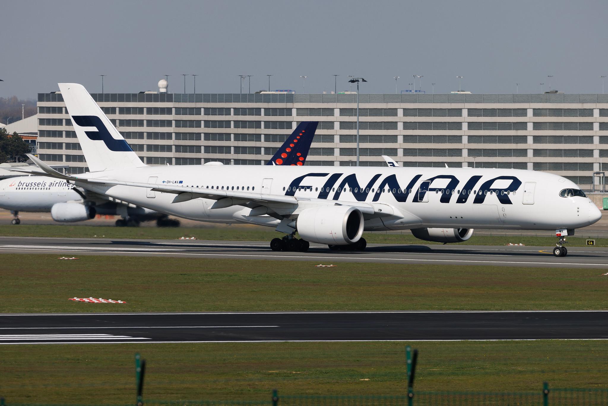 Brussels Airport: Finnair (AY / FIN) | Airbus A350-941 A359 | OH-LWA | MSN 018