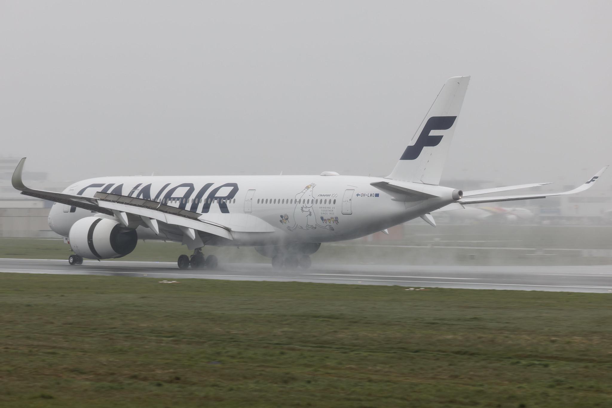 Brussels Airport: Finnair (AY / FIN) | Livery: Moomin Livery | Airbus A350-941 A359 | OH-LWO | MSN 300