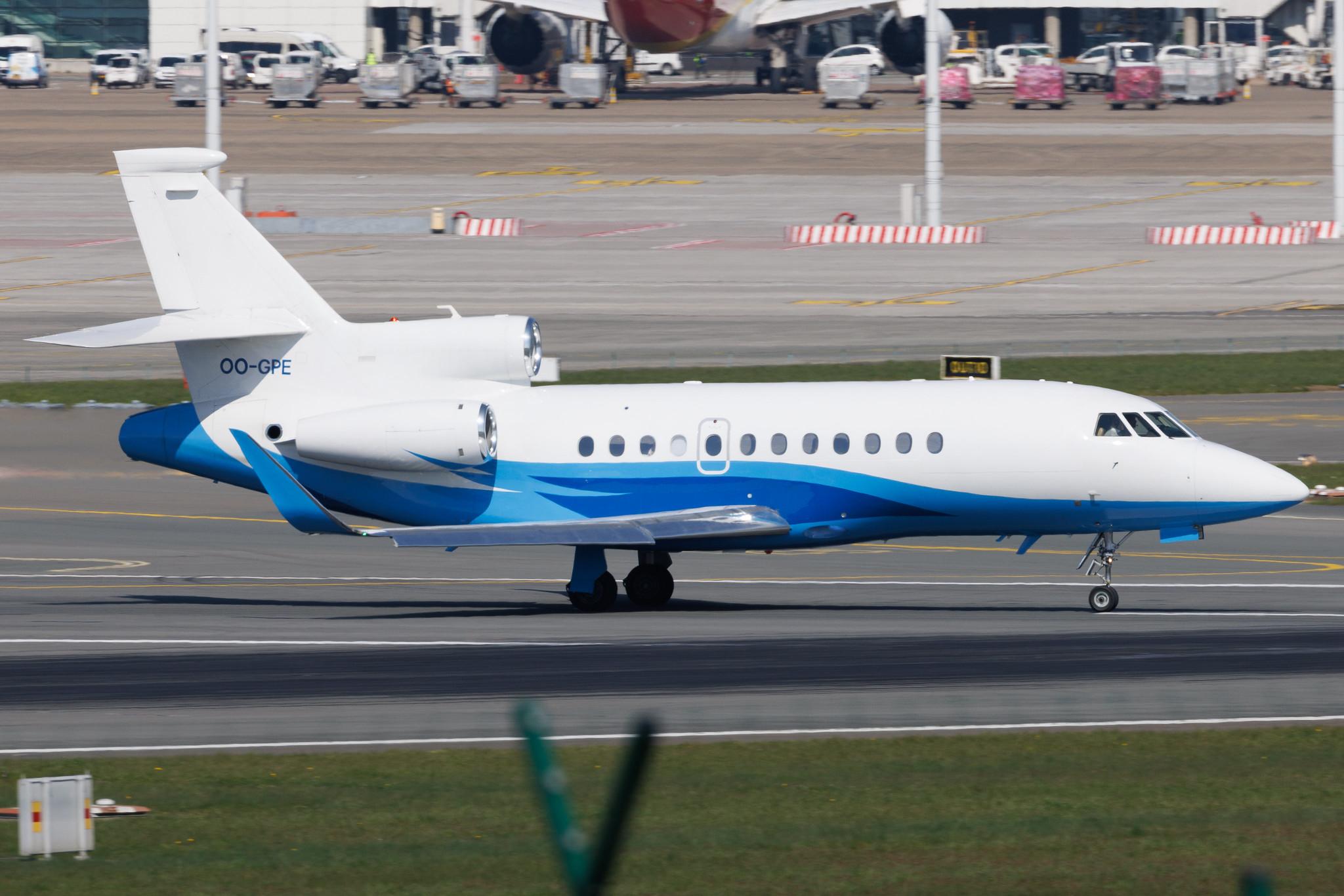 Brussels Airport: Luxaviation Belgium (/ AAB) | Dassault Falcon 900LX F900 | OO-GPE | MSN 252