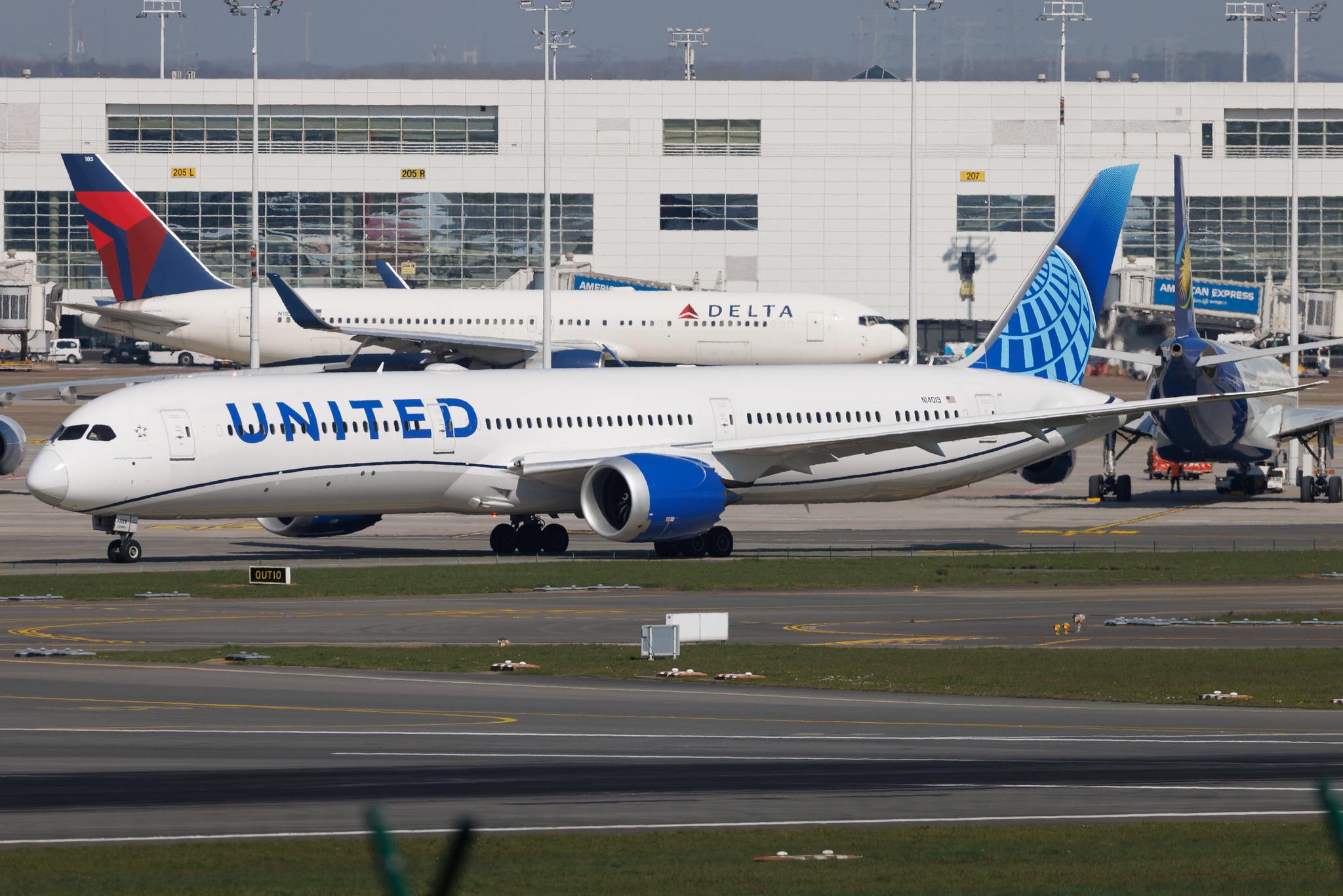 Brussels Airport: United Airlines (UA / UAL) | Boeing 787-10 Dreamliner B78X | N14019 | MSN 66988