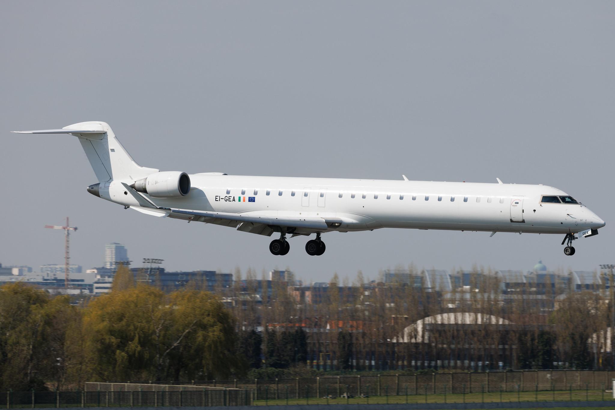 Brussels Airport: CityJet (WX / BCY) | Operator: Cityjet | Mitsubishi CRJ-900LR CRJ9 | EI-GEA | MSN 15224