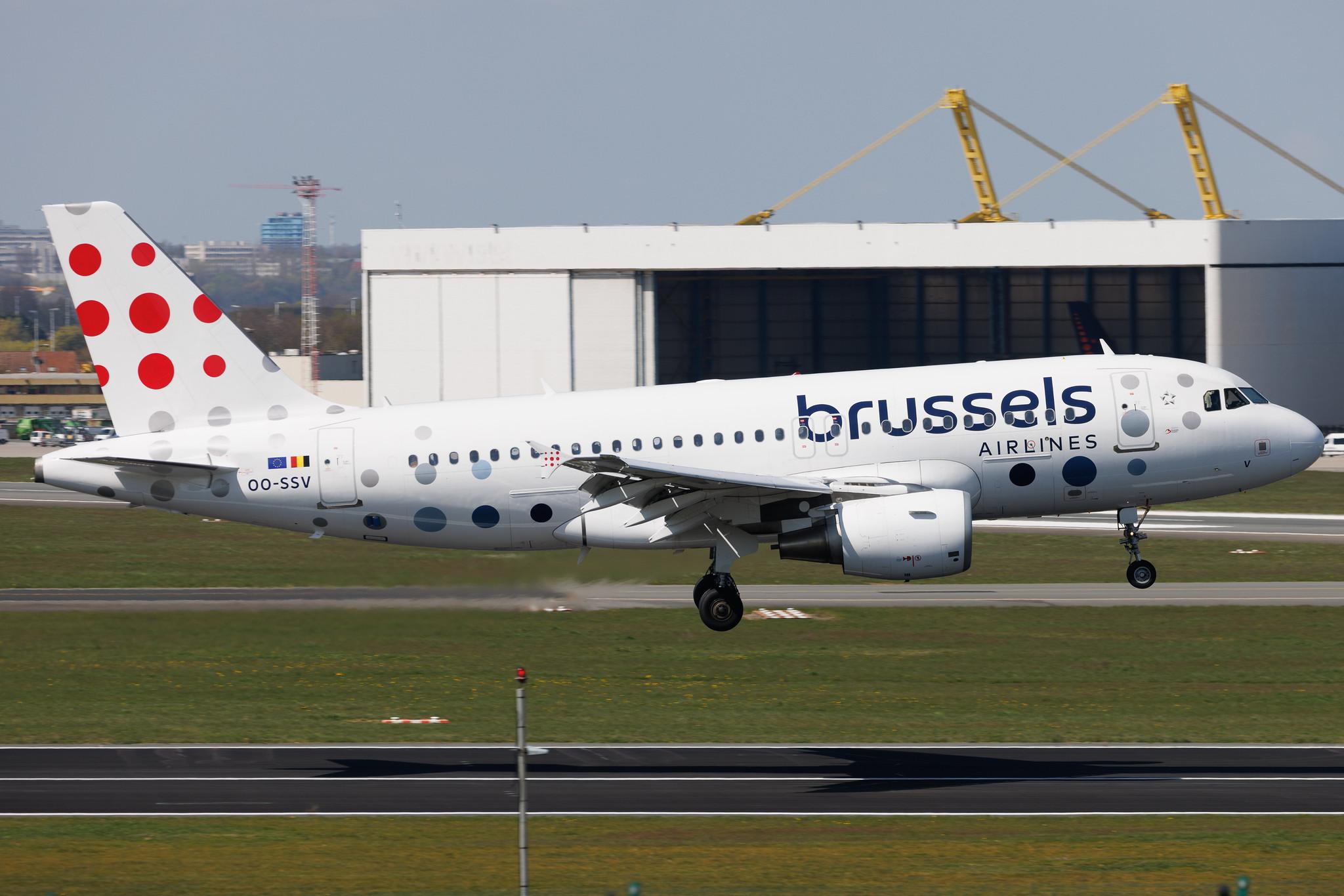 Brussels Airport: Brussels Airlines (SN / BEL) | Airbus A319-111 A319 | OO-SSV | MSN 2196