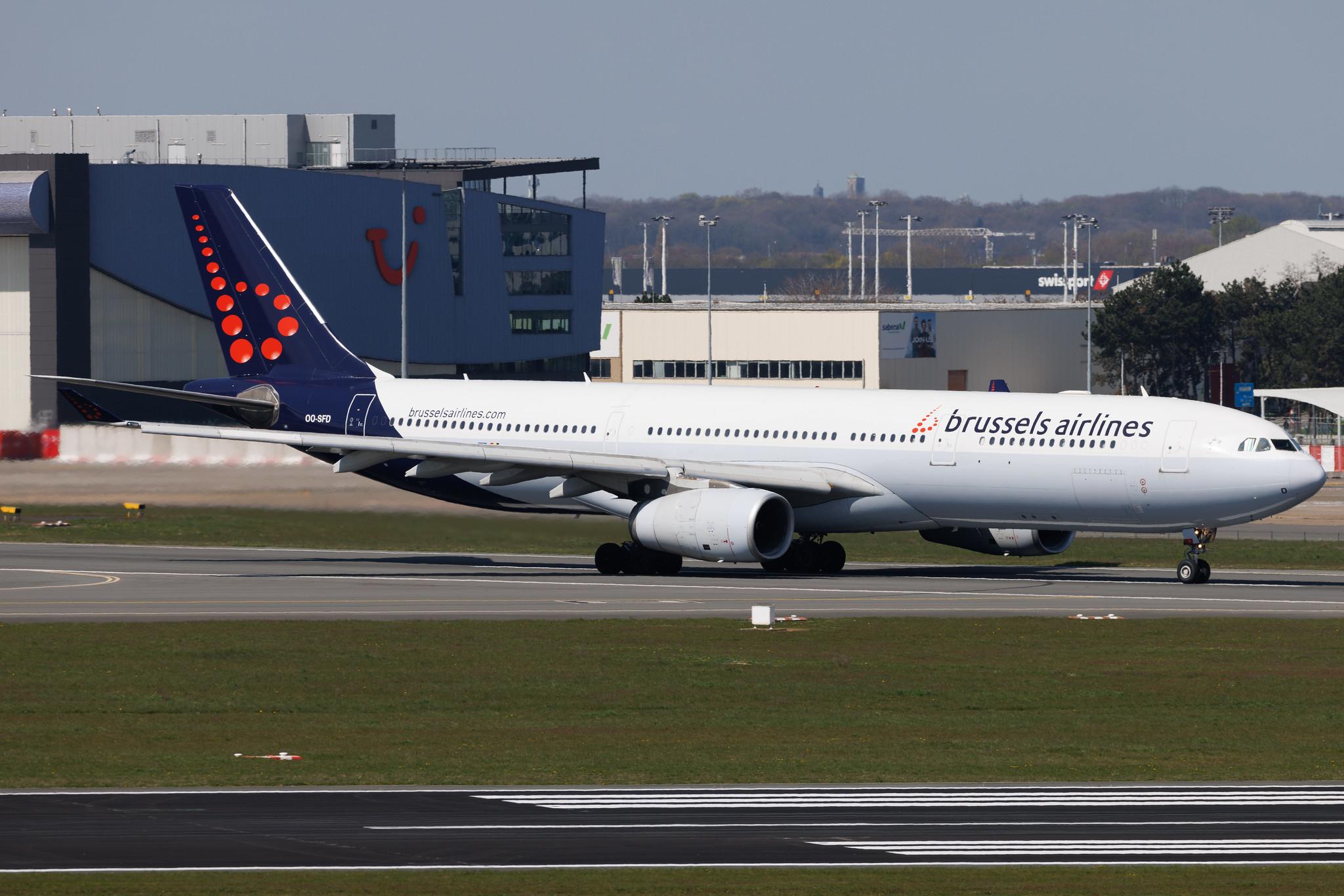 Brussels Airport: Brussels Airlines (SN / BEL) | Airbus A330-342 A333 | OO-SFD | MSN 959