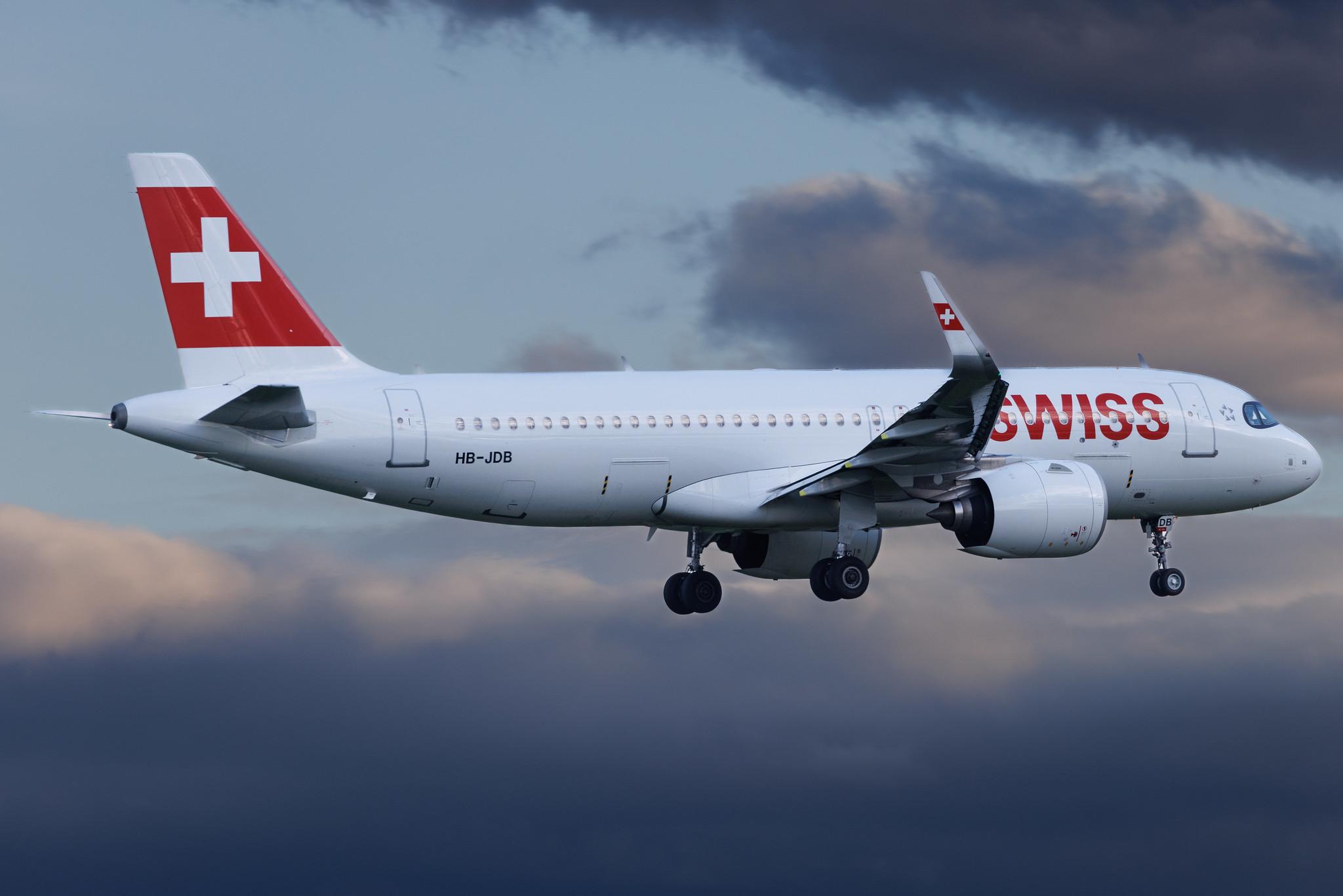 Brussels Airport: Swiss (LX / SWR) | Airbus A320-271N A20N | HB-JDB | MSN 9379