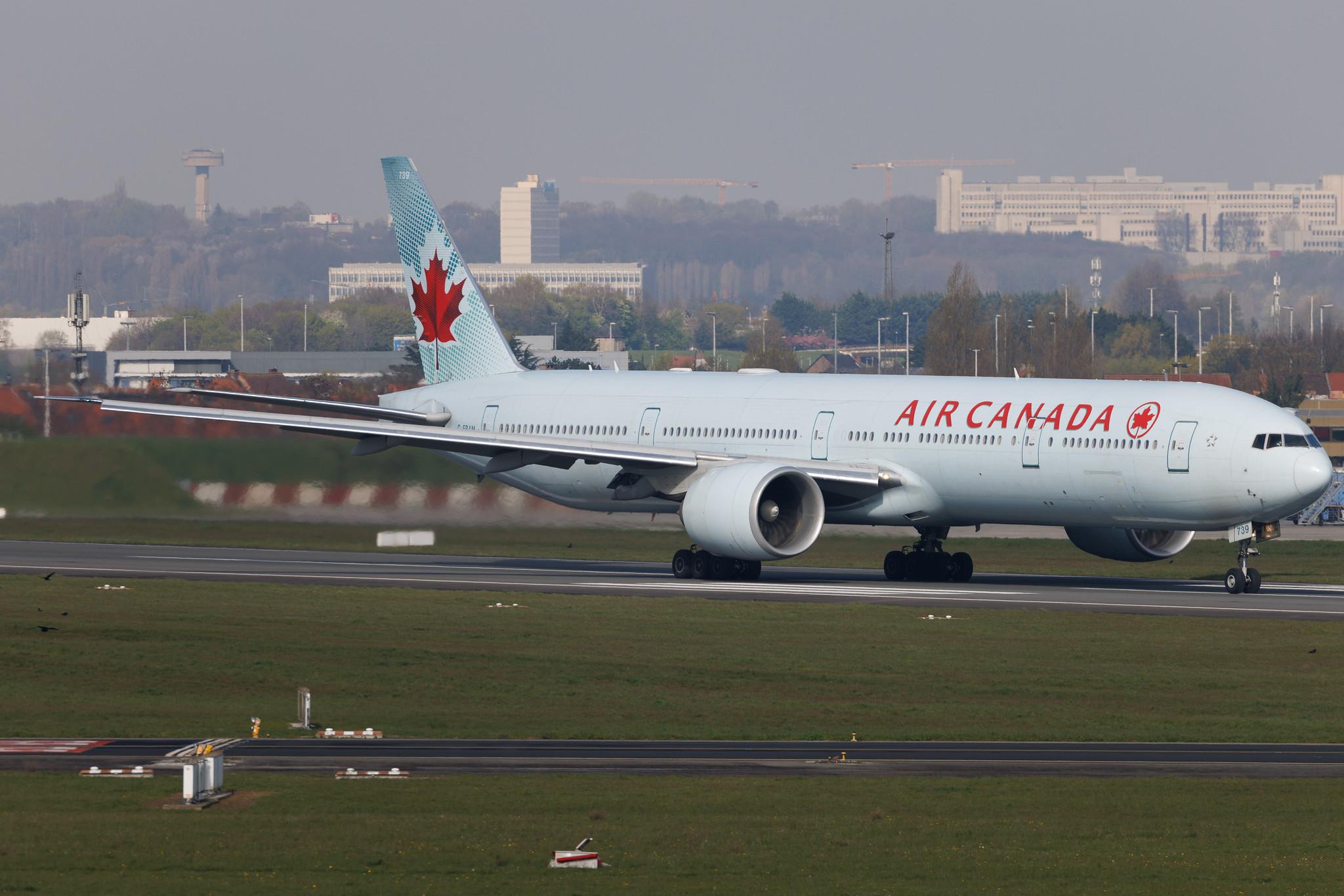 Brussels Airport: Air Canada (AC / ACA) | Boeing 777-333(ER) B77W | C-FRAM | MSN 35250