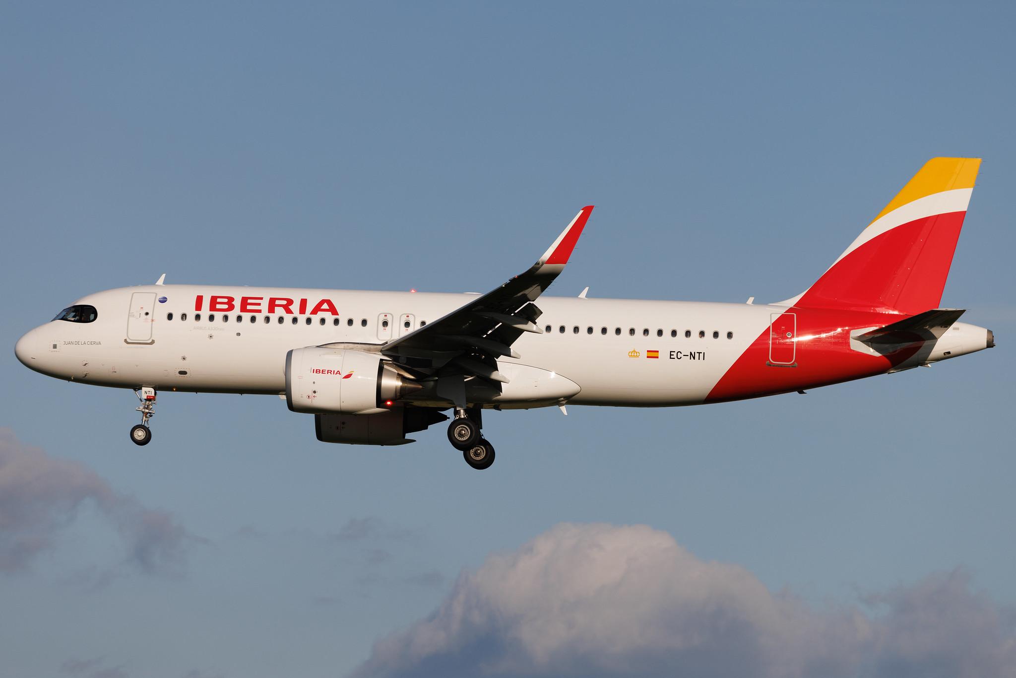Brussels Airport: Iberia (IB / IBE) | Airbus A320-251N A20N | EC-NTI | MSN 10706