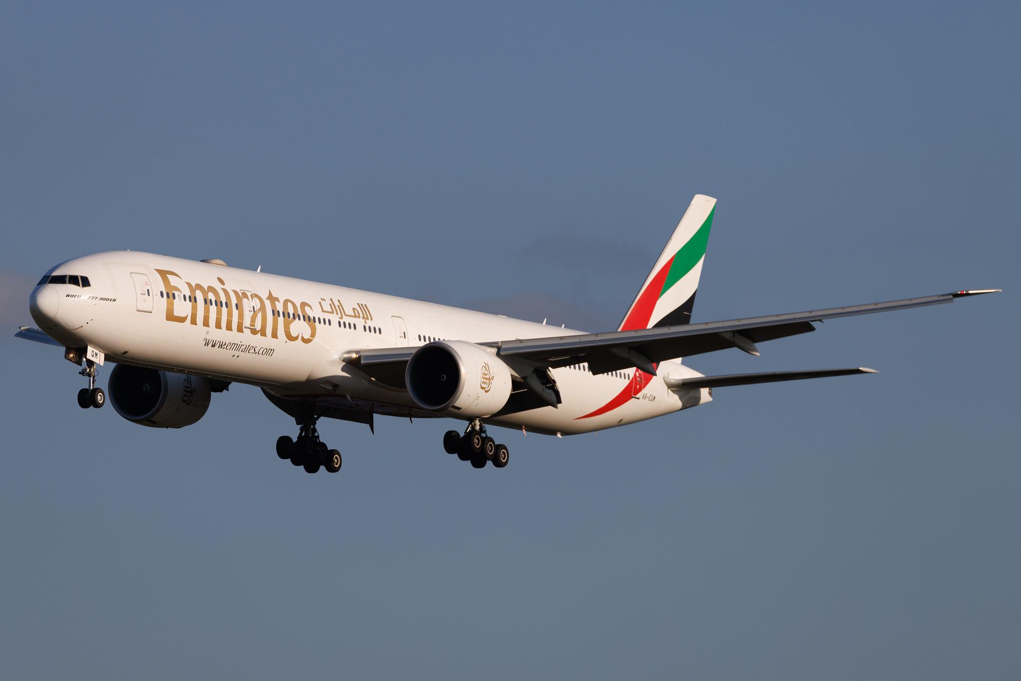 Brussels Airport: Emirates (EK / UAE) | Boeing 777-31H(ER) B77W | A6-EQM | MSN 42361